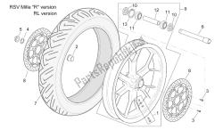 ruota anteriore versione rsv mille r
