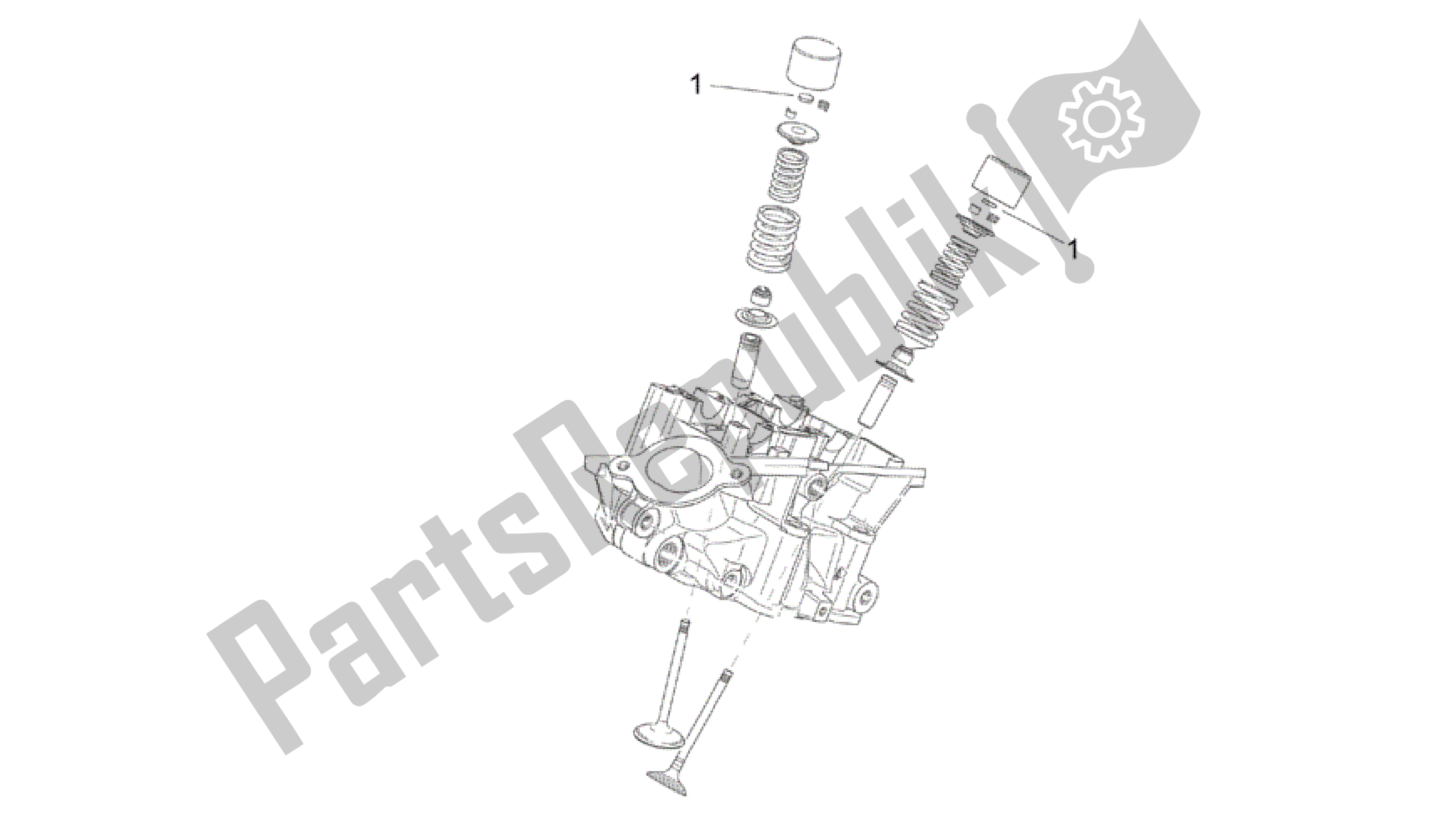 Tutte le parti per il Pastiglie Valvole del Aprilia RSV Mille 3963 1000 2003