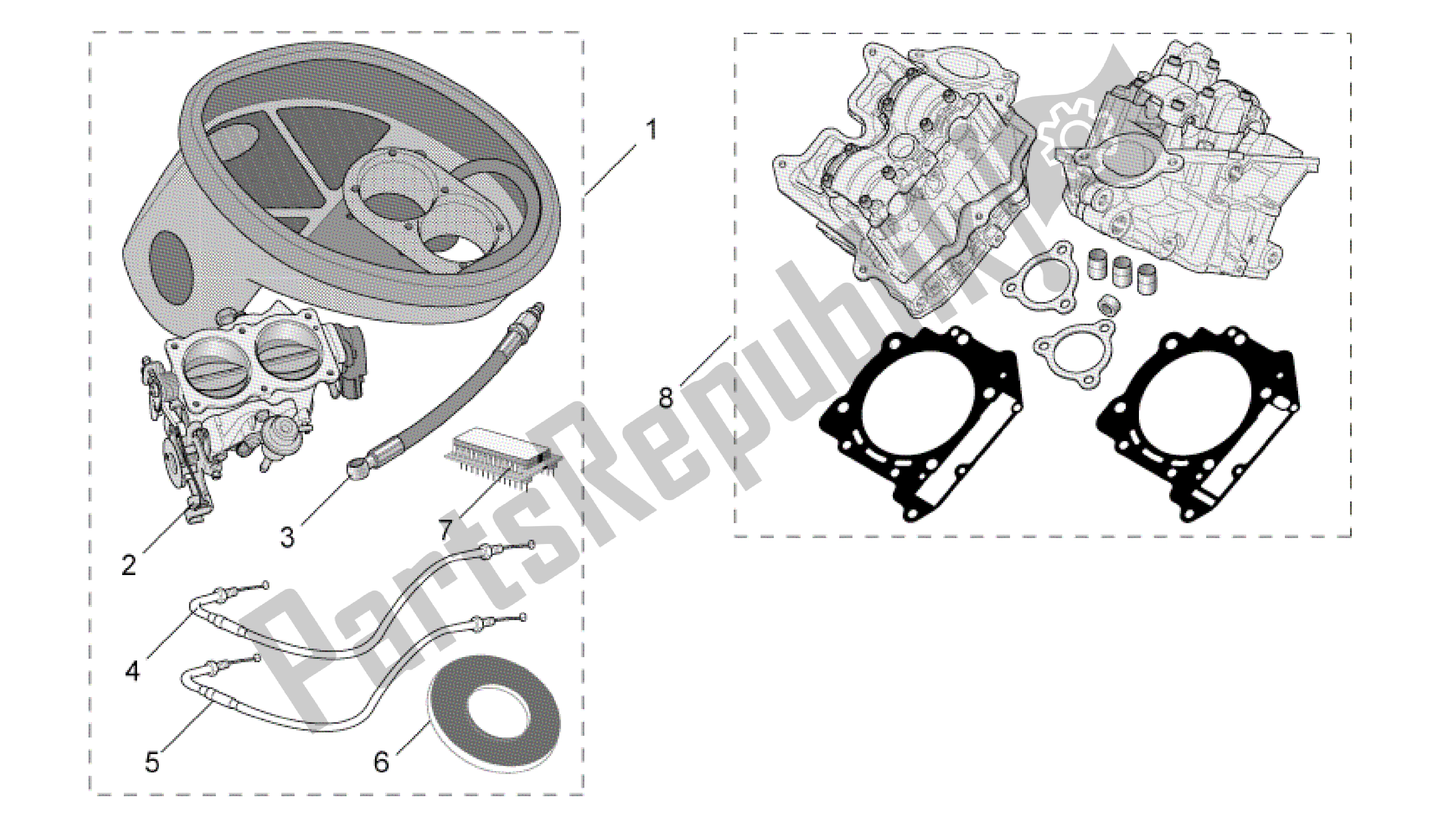 Tutte le parti per il Acc. - Parti Di Prestazione Iv del Aprilia RSV Mille 3963 1000 2003