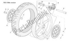 Front wheel RSV Mille Version