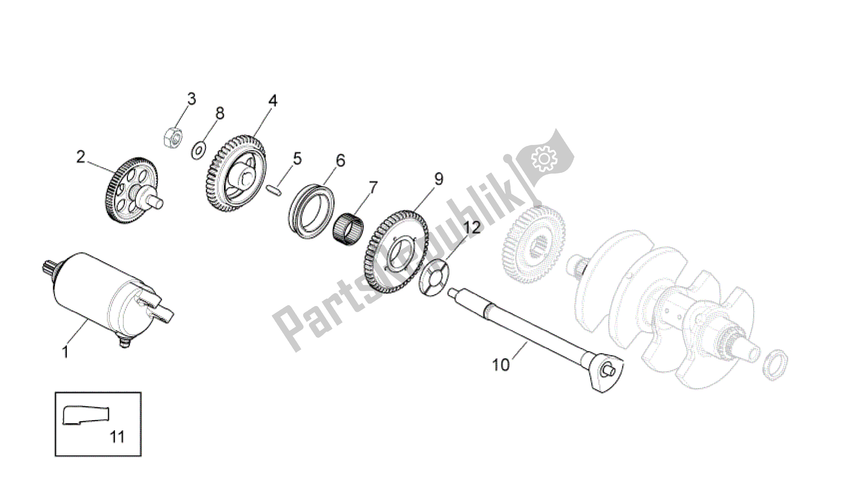 All parts for the Ignition Unit of the Aprilia RSV4 Factory SBK Racing 3979 1000 2009 - 2010