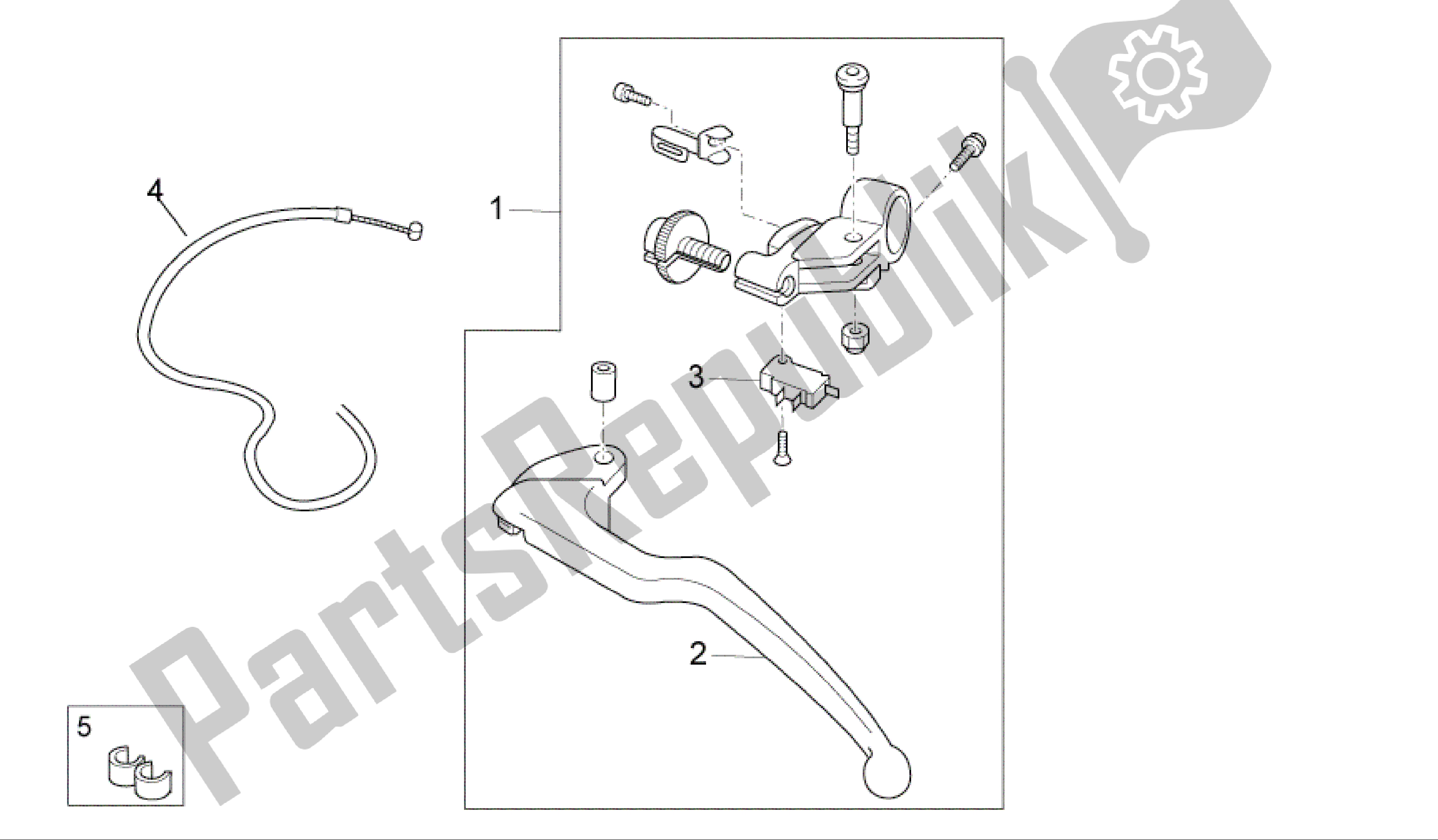 Alle Teile für das Kupplungspumpe des Aprilia RSV4 R 3980 1000 2009 - 2010