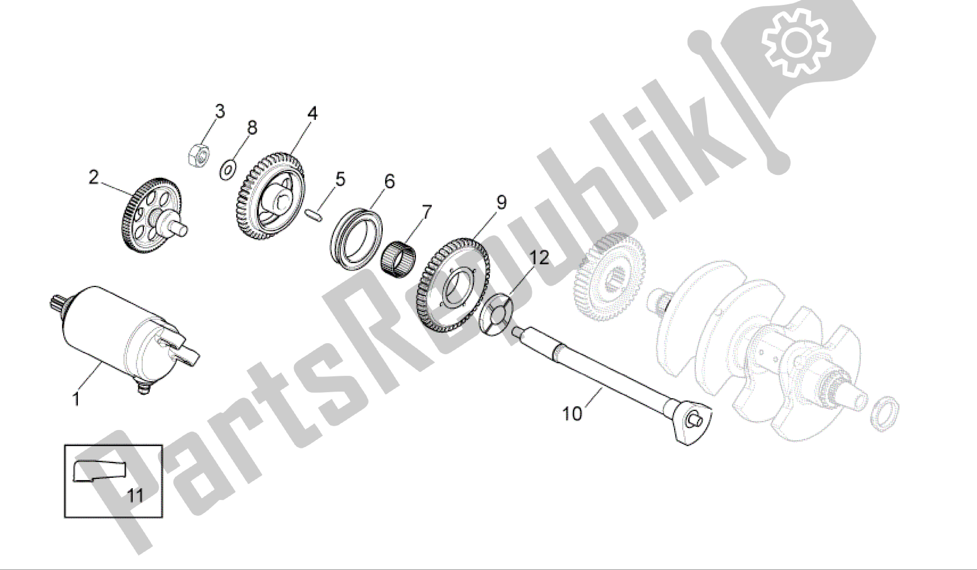 Todas las partes para Unidad De Encendido de Aprilia RSV4 R 3980 1000 2009 - 2010