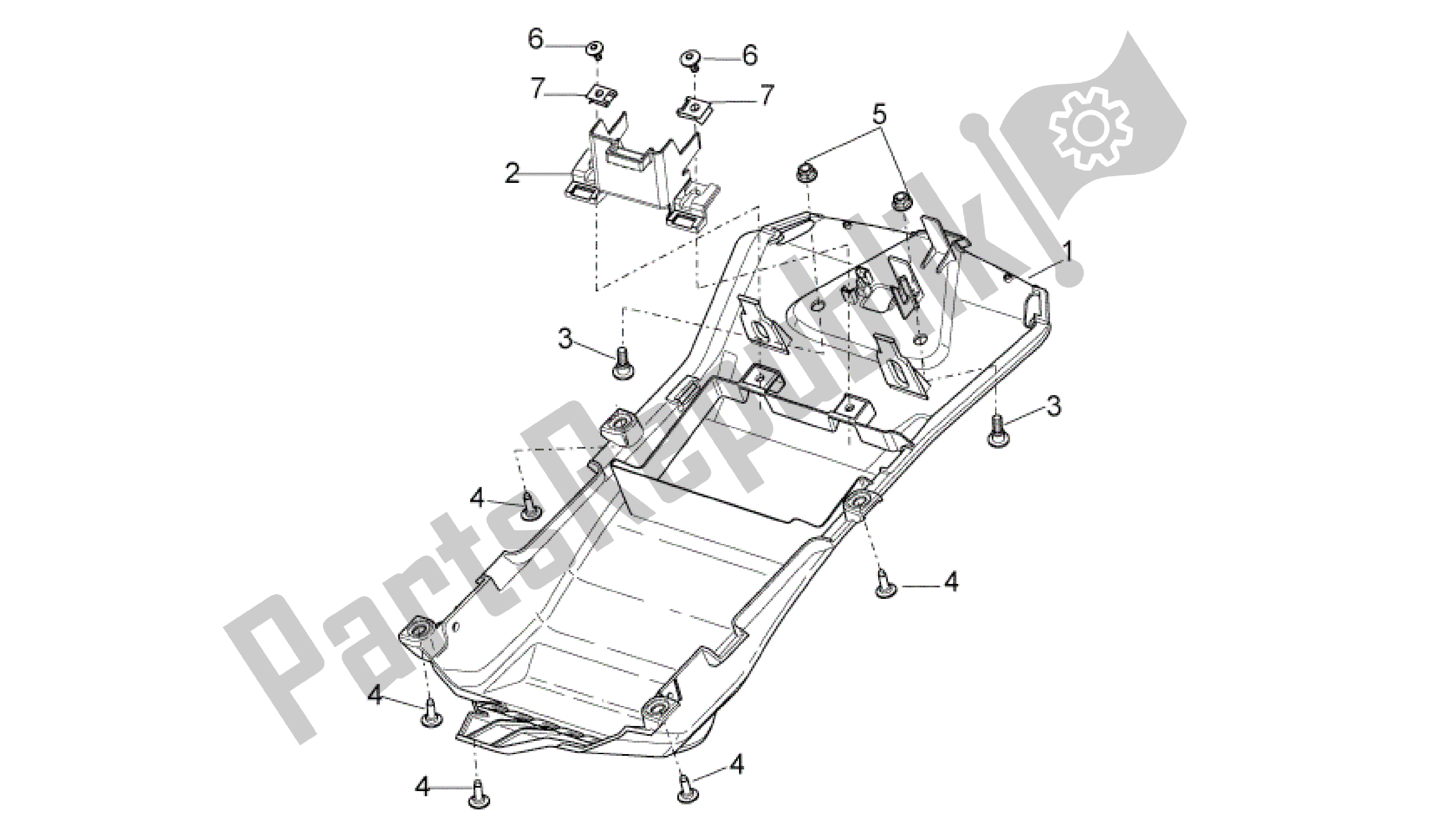 Wszystkie części do Pod Siod? Em Aprilia RSV4 Aprc Factory 3981 1000 2011 - 2012