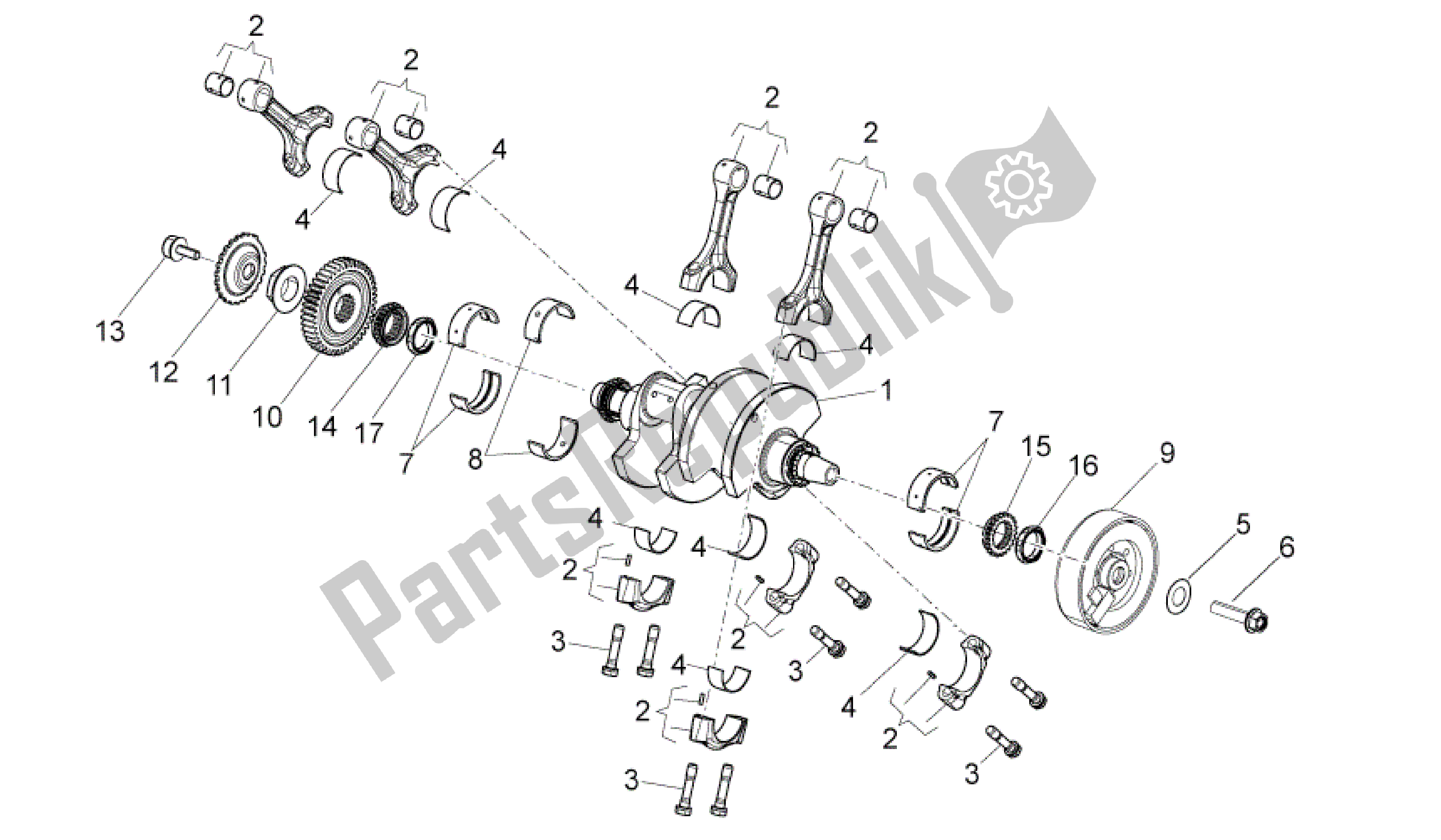 Toutes les pièces pour le Arbre De Transmission du Aprilia RSV4 Aprc Factory 3981 1000 2011 - 2012