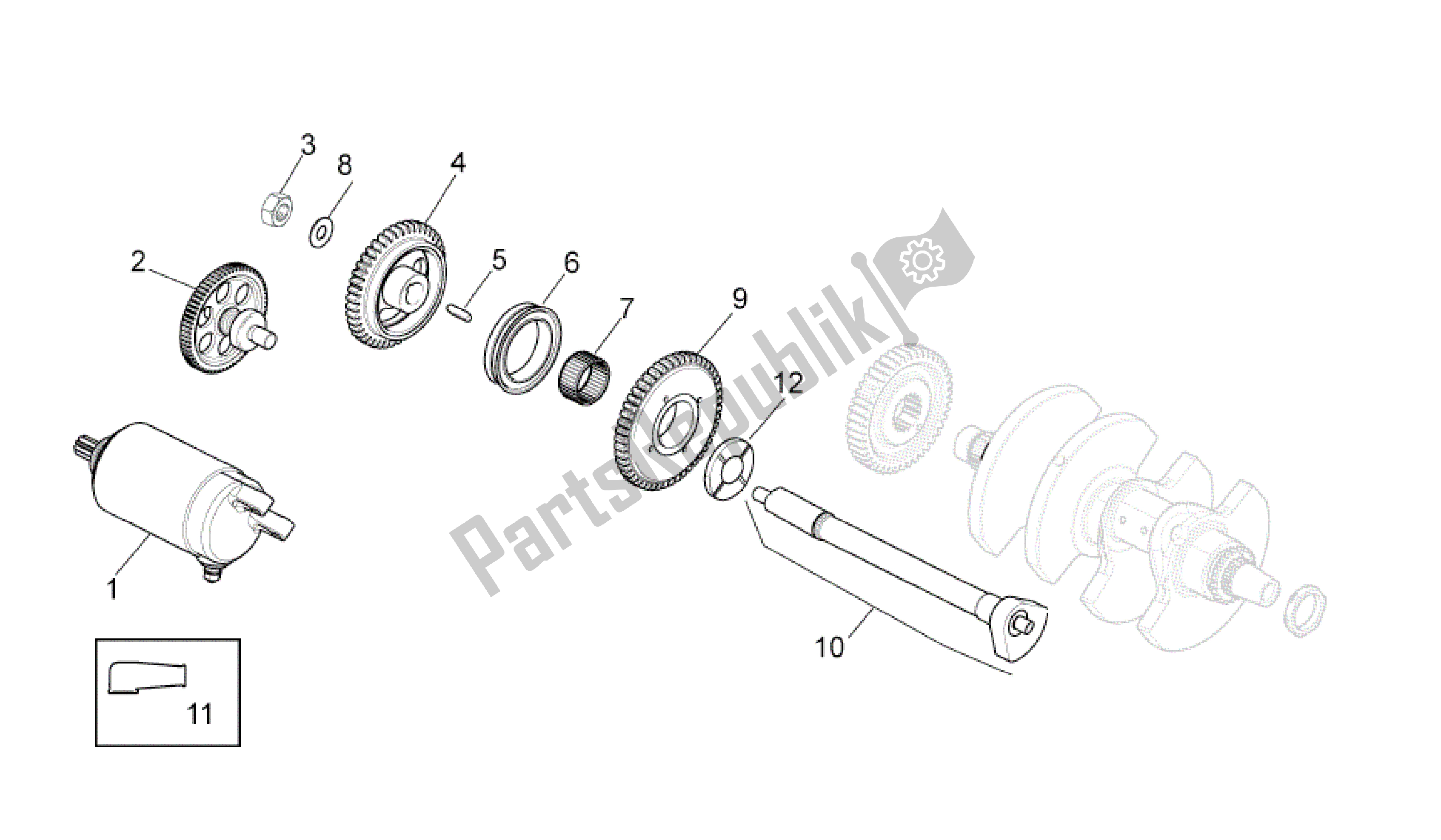 All parts for the Ignition Unit of the Aprilia RSV4 Aprc Factory 3981 1000 2011 - 2012