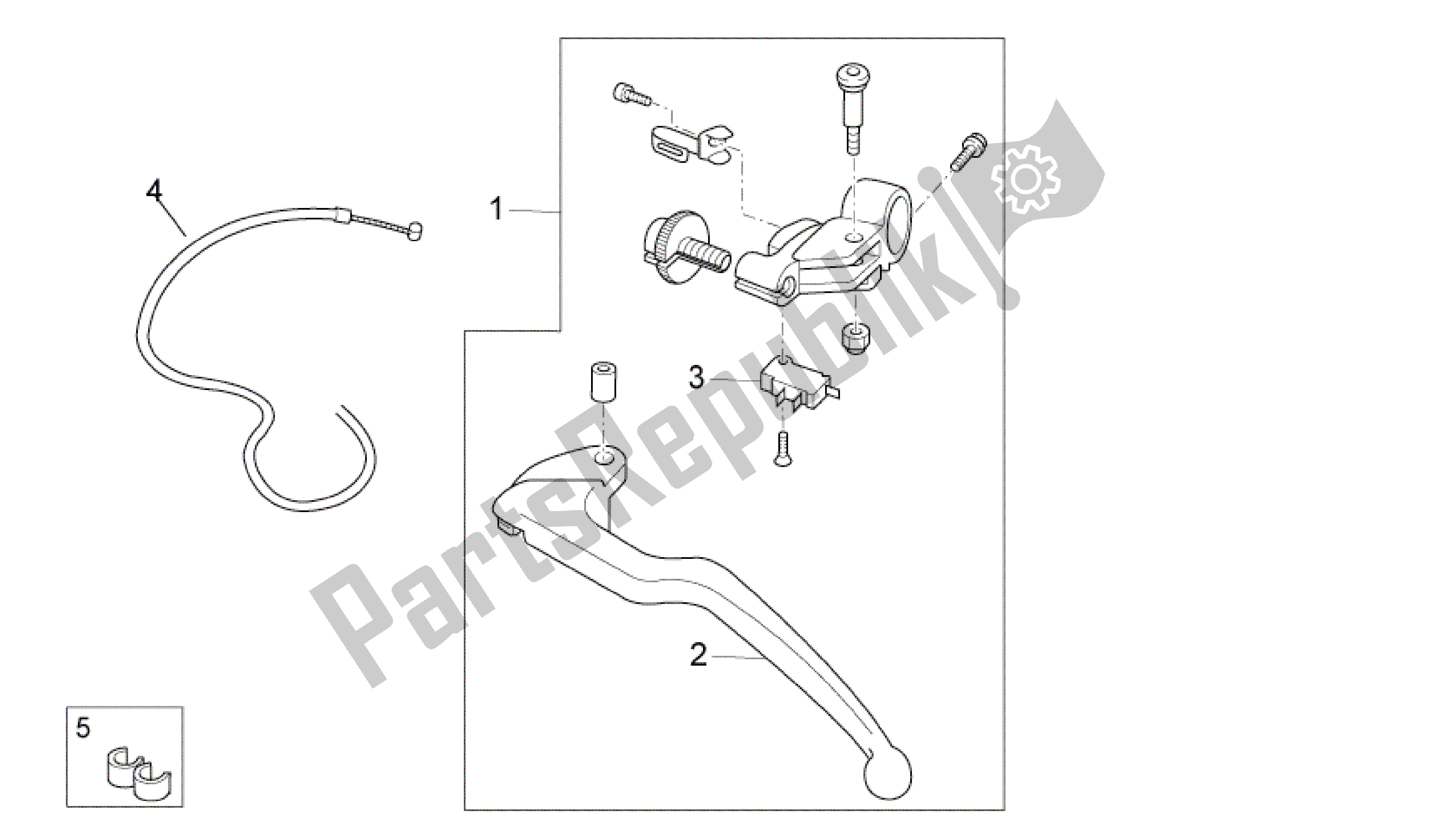 All parts for the Clutch Lever of the Aprilia RSV4 Aprc R ABS 3984 1000 2013