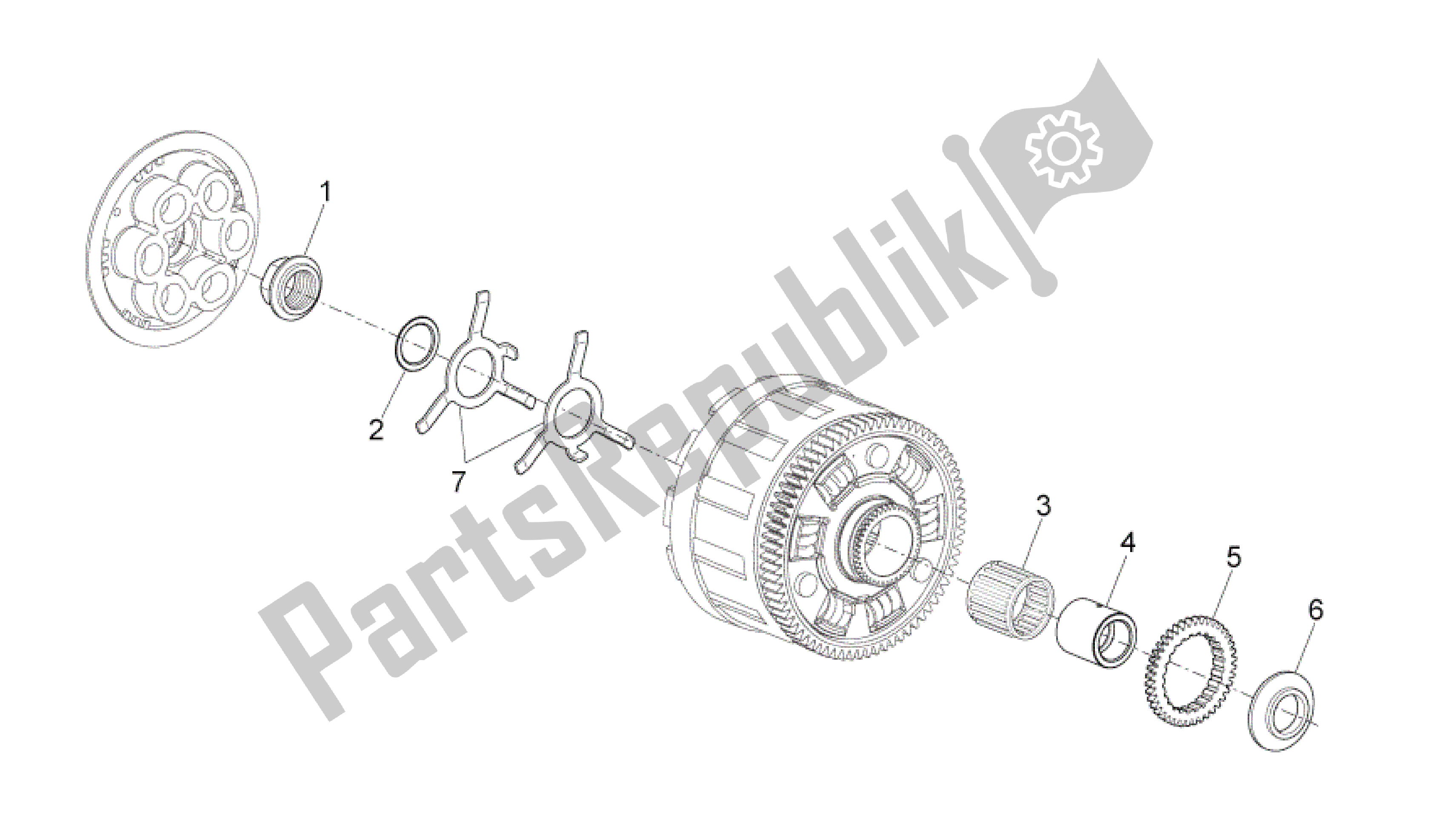 Toutes les pièces pour le Embrayage I du Aprilia RSV4 Aprc R ABS 3984 1000 2013