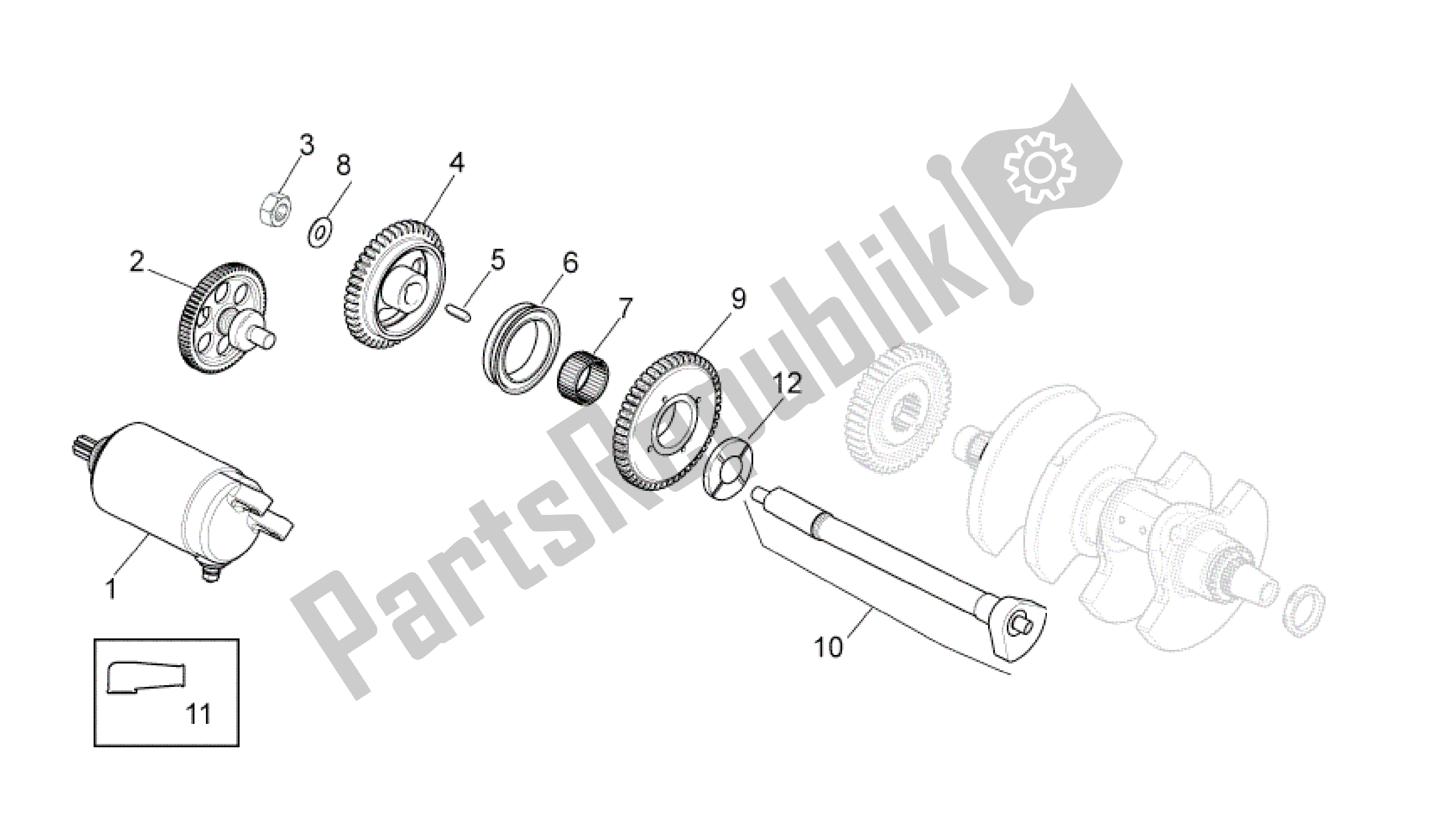 Alle onderdelen voor de Ontstekingseenheid van de Aprilia RSV4 Aprc R ABS 3984 1000 2013