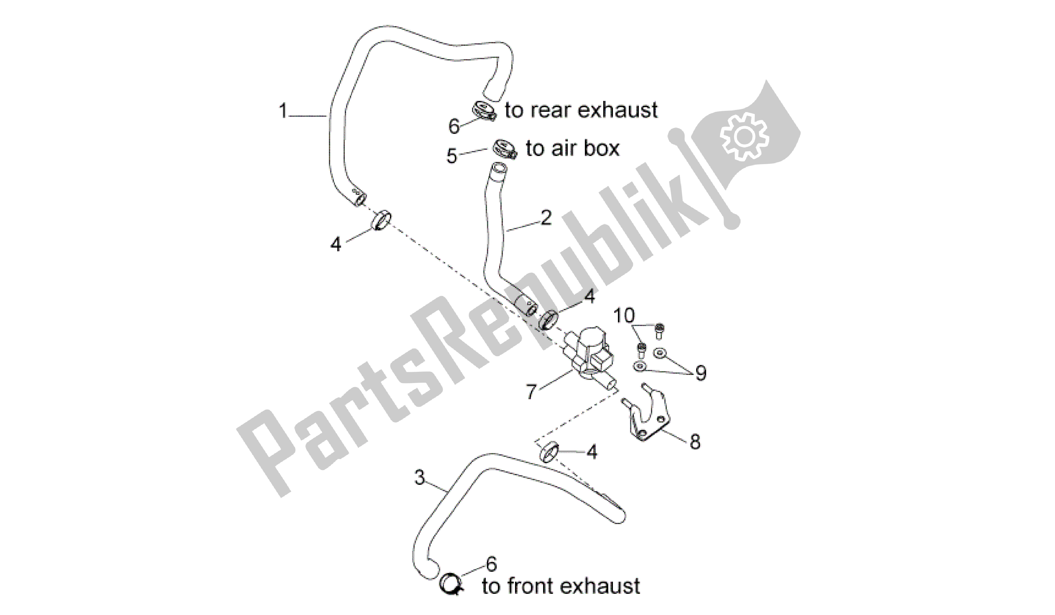 Tutte le parti per il Aria Secondaria del Aprilia RSV4 Aprc R ABS 3984 1000 2013