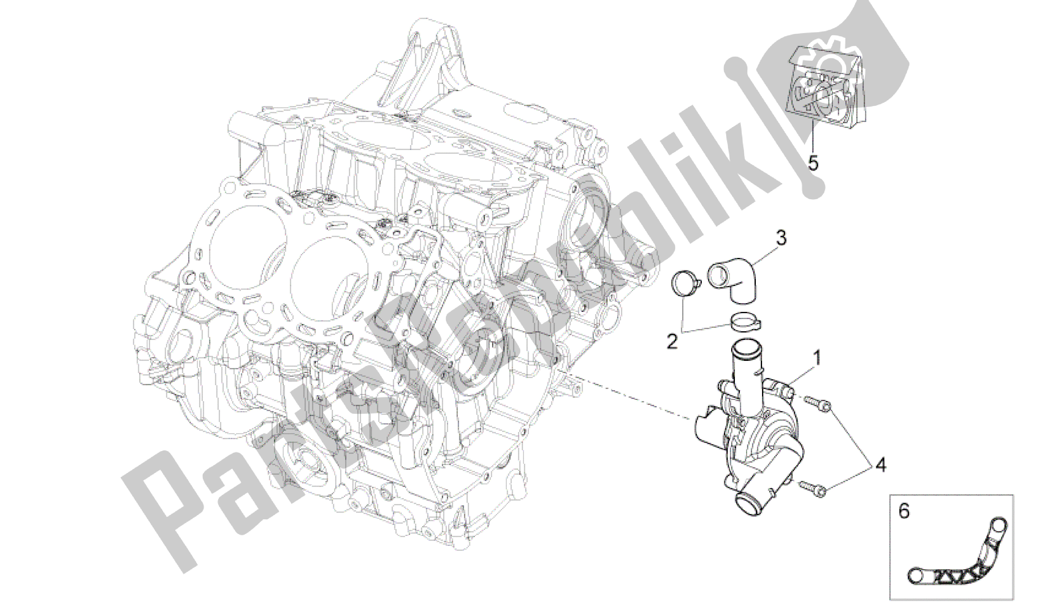 Todas las partes para Bomba De Agua de Aprilia RSV4 Aprc R ABS 3984 1000 2013