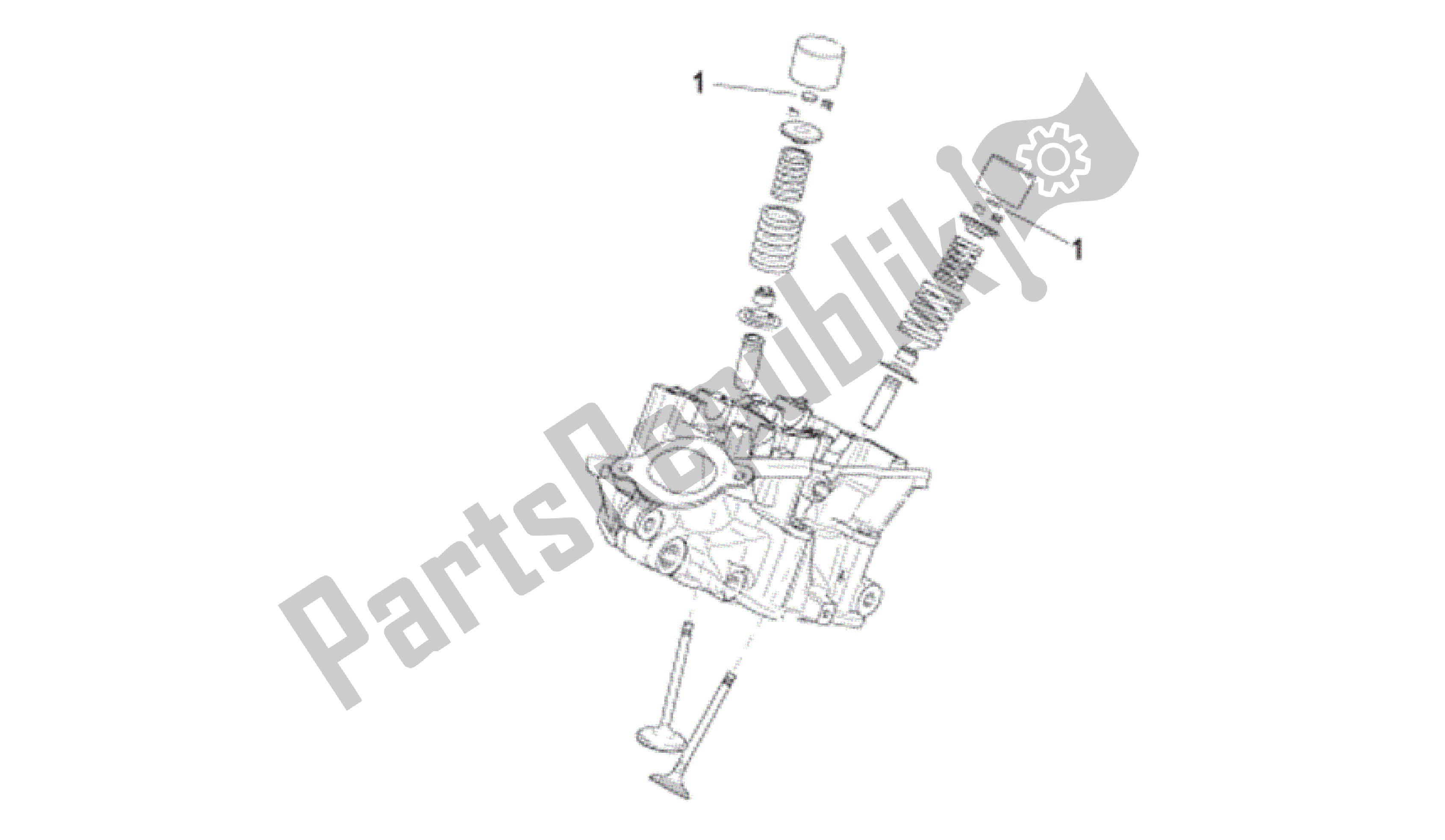 Toutes les pièces pour le Tampons De Soupapes du Aprilia RSV Tuono Factory 3985 1000 2006 - 2009