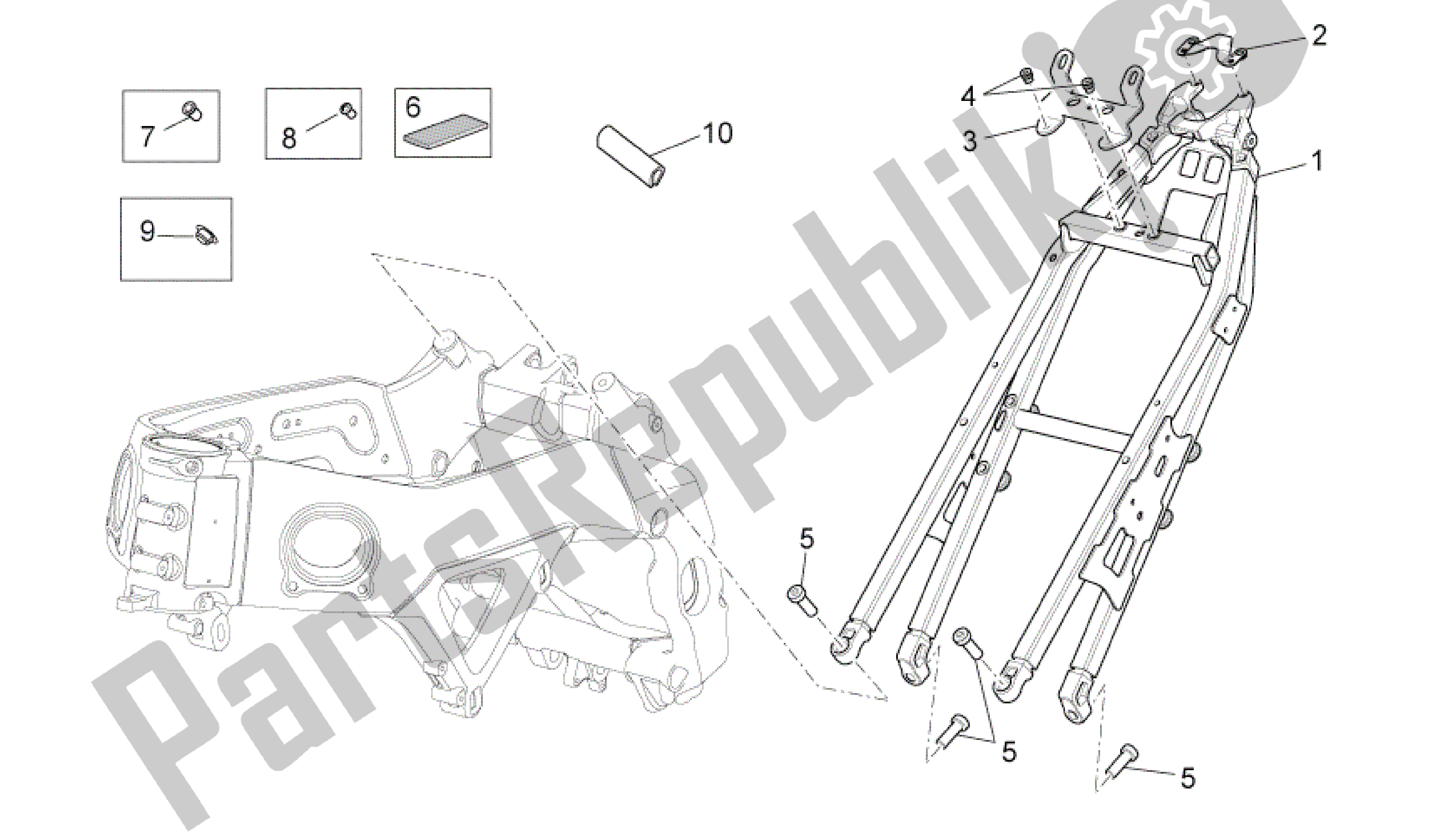 Todas las partes para Marco Ii de Aprilia RSV4 Aprc Factory ABS 3986 1000 2013