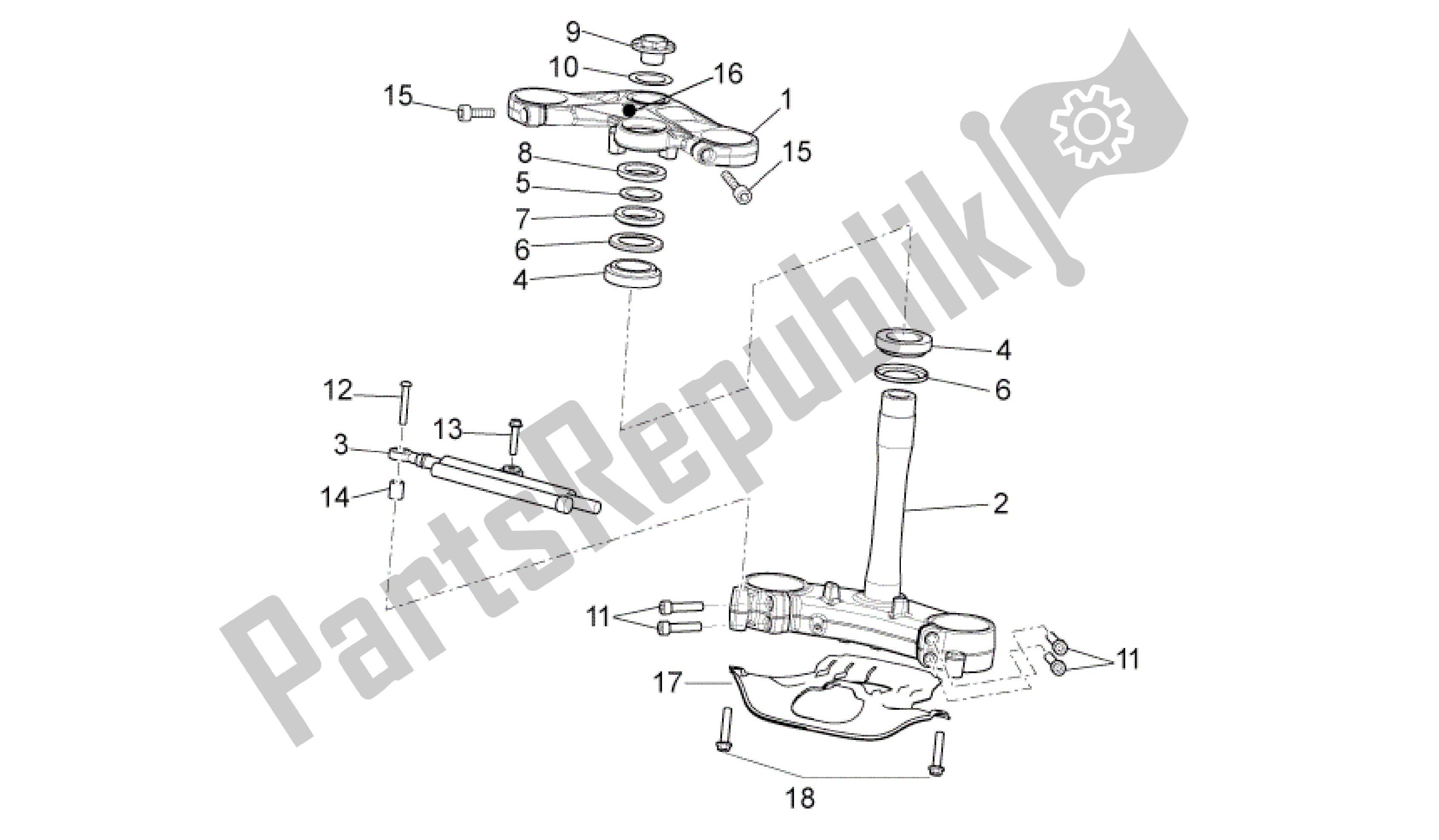 Todas las partes para Direccion de Aprilia RSV4 Aprc Factory ABS 3986 1000 2013