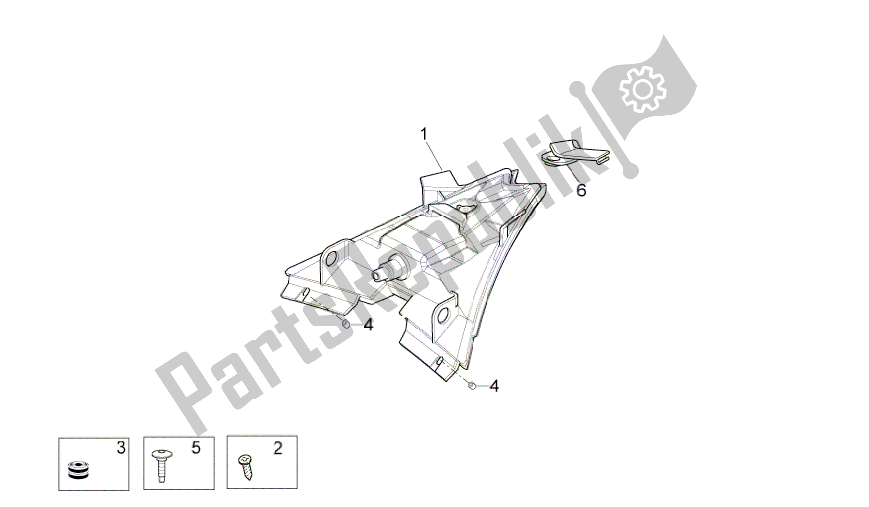 Todas las partes para Luz De La Cola de Aprilia RSV4 Aprc Factory ABS 3986 1000 2013