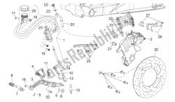 Rear brake system