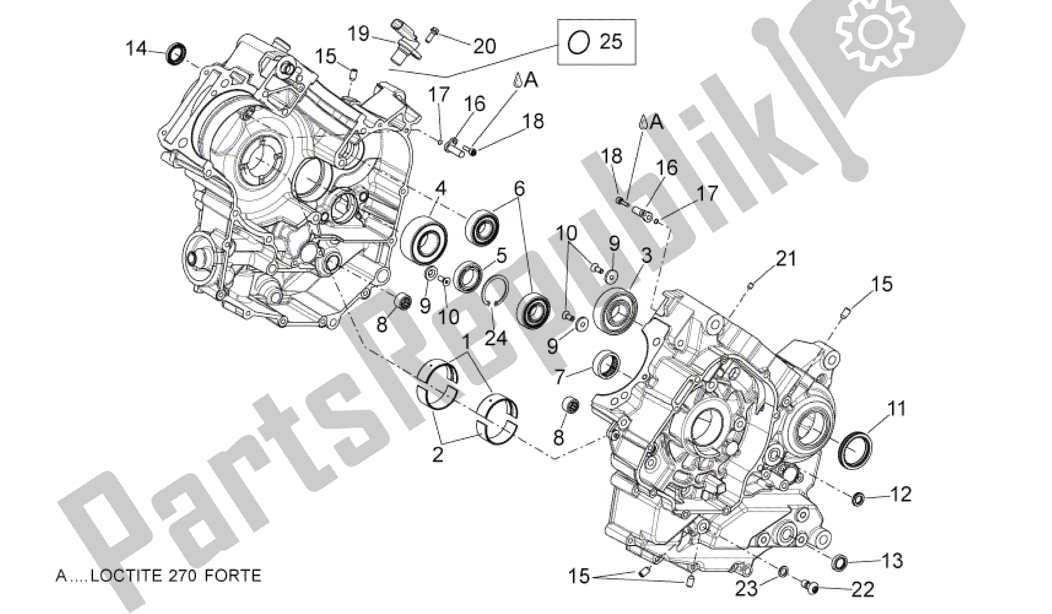 Alle onderdelen voor de Carters Ii van de Aprilia Shiver 750 2007 - 2009