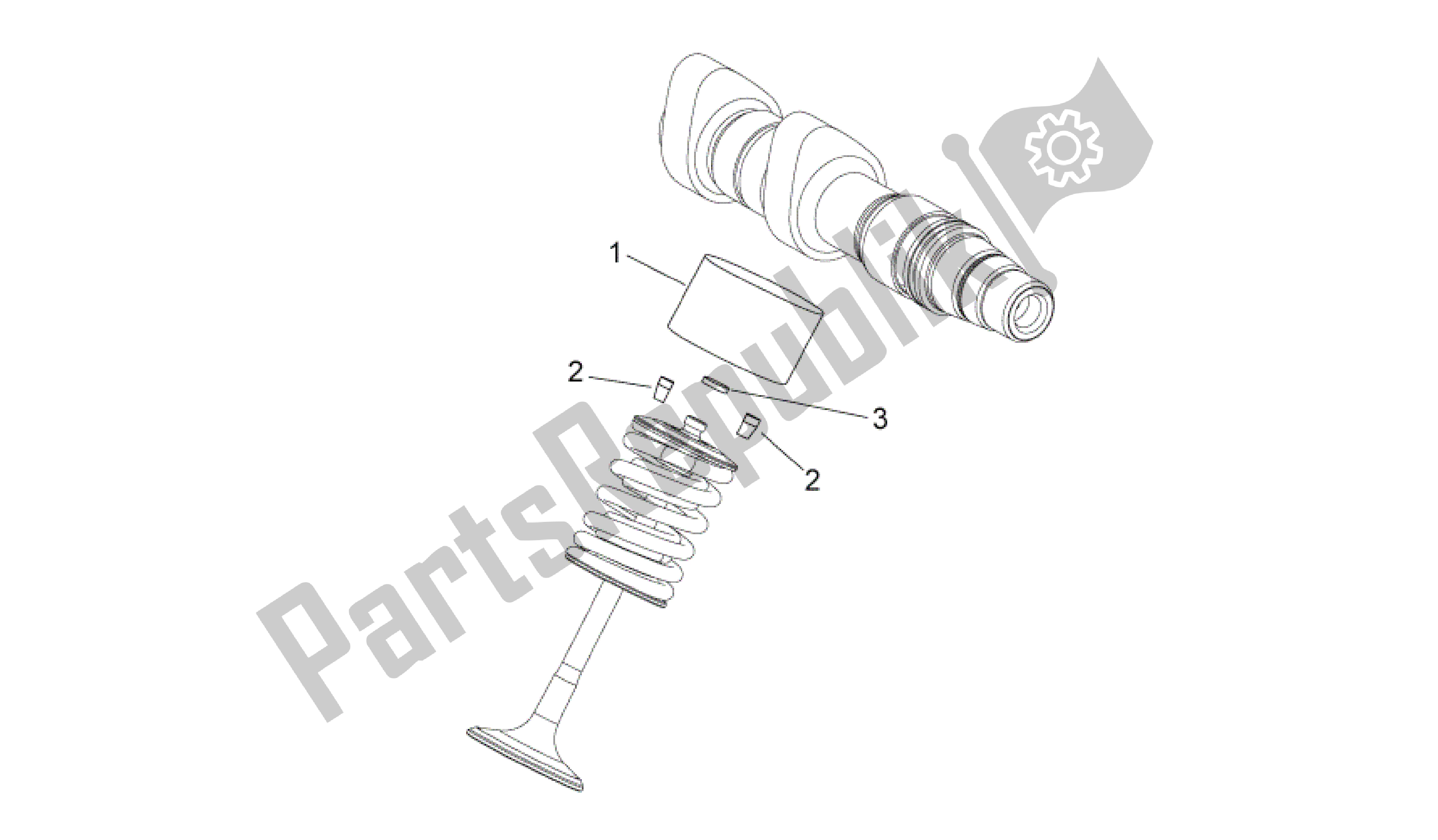 All parts for the Valves Pads of the Aprilia Shiver 750 2007 - 2009