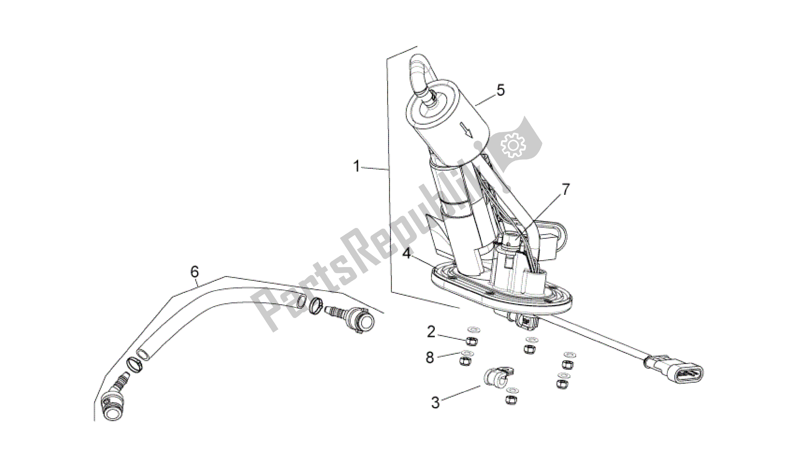 Toutes les pièces pour le Pompe à Essence du Aprilia Shiver 750 2007 - 2009