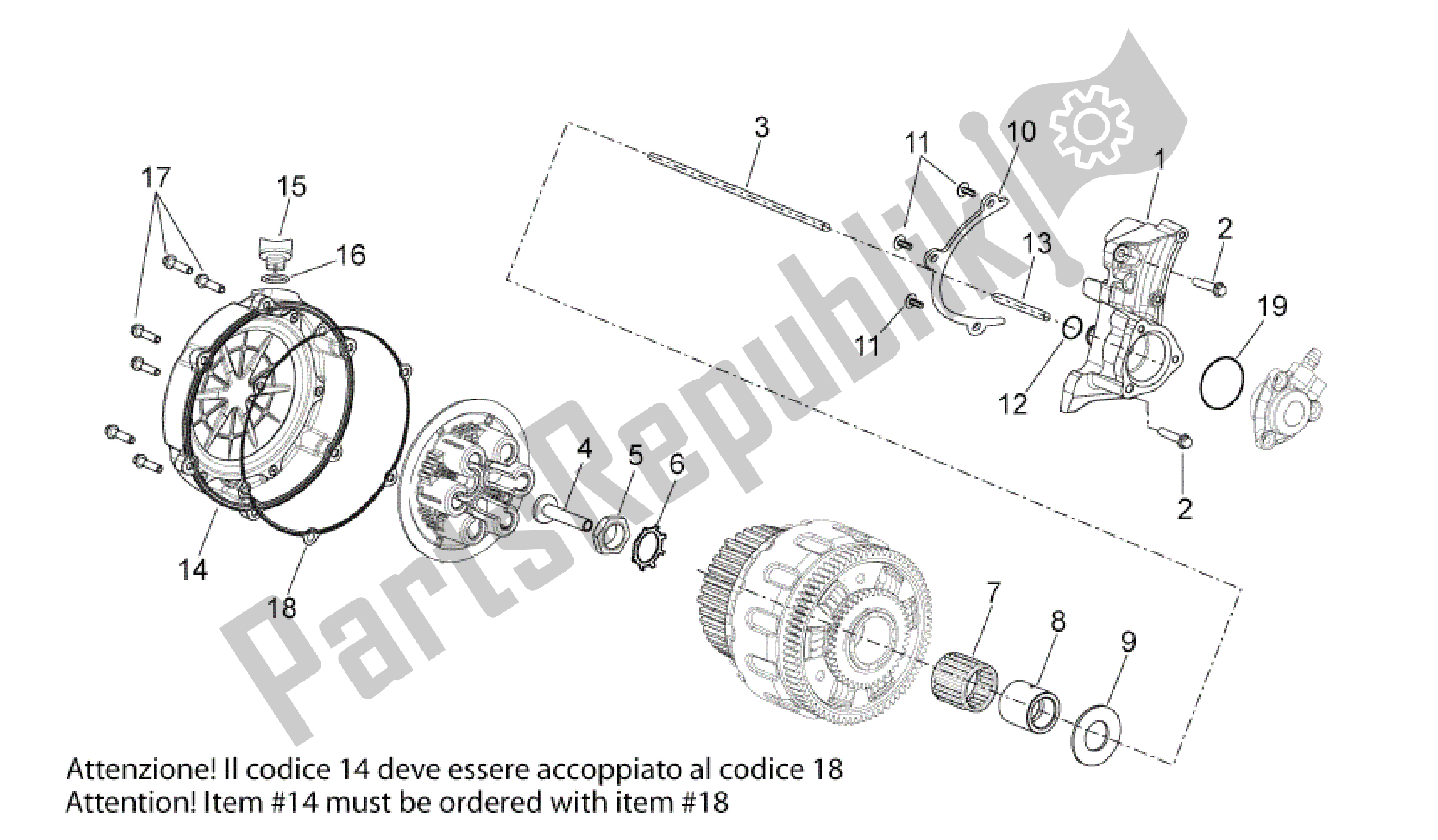 Wszystkie części do Sprz? G? O I Aprilia Shiver 750 2007 - 2009