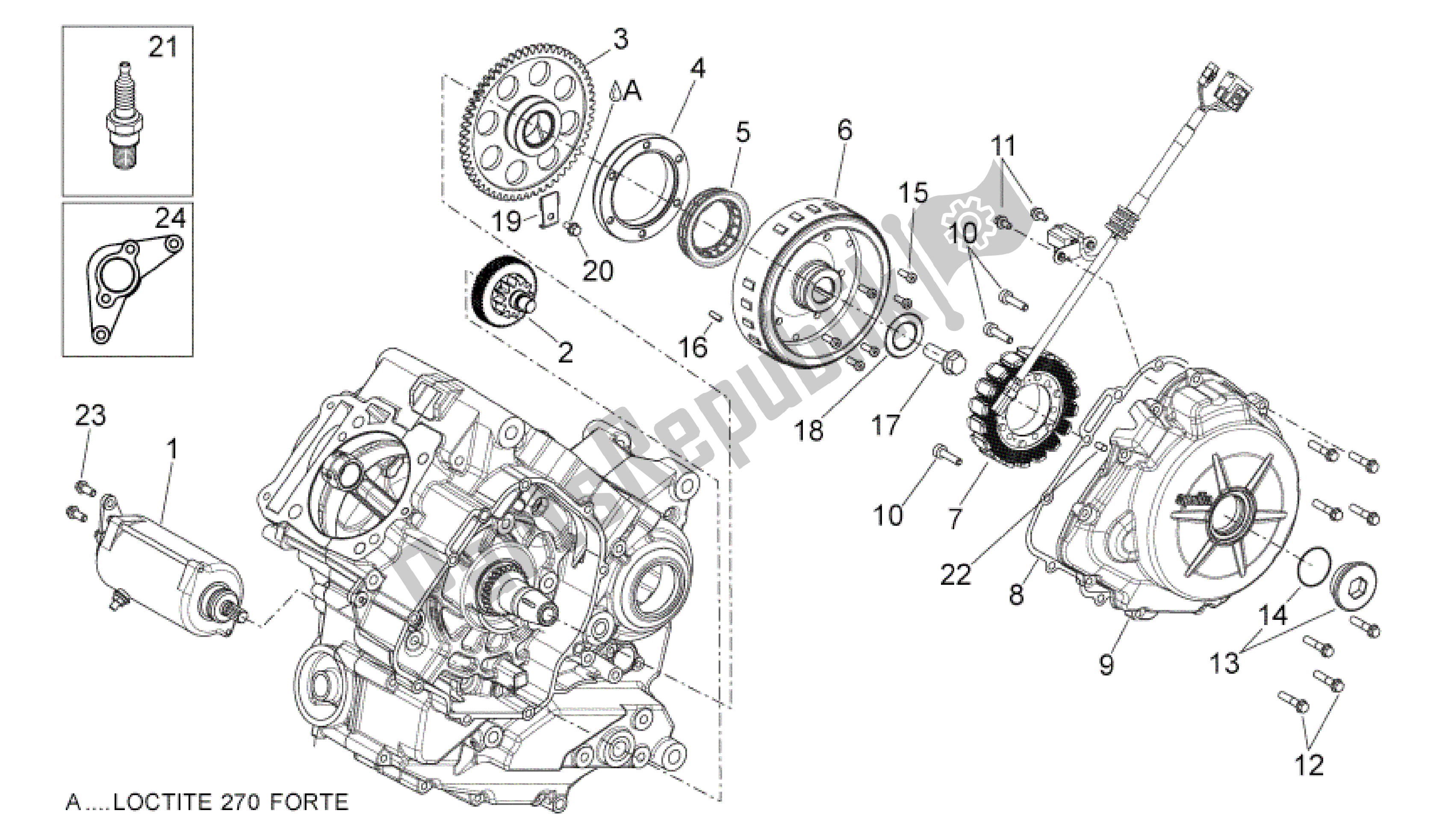 Toutes les pièces pour le Unité D'allumage du Aprilia Dorsoduro 750 2010