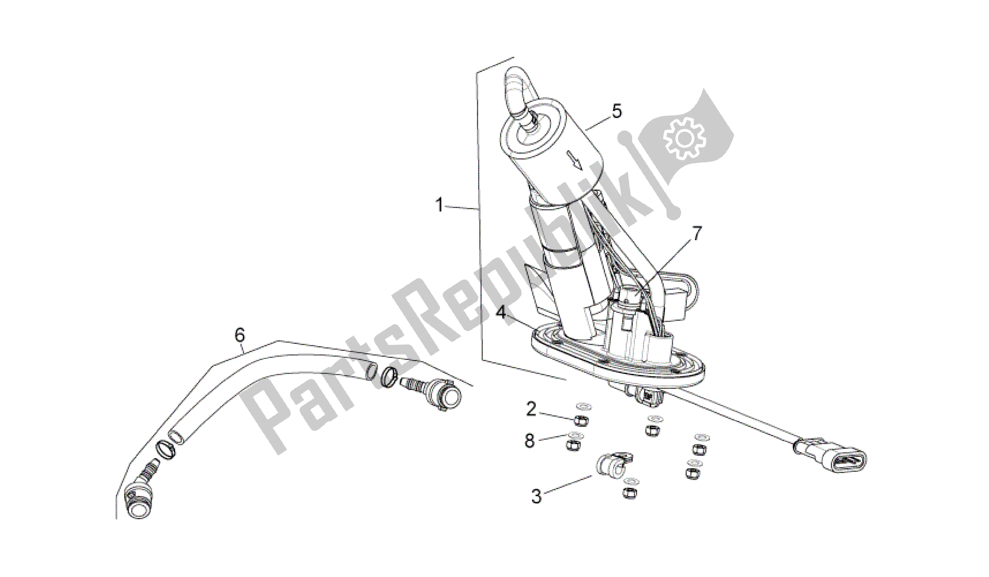 Tutte le parti per il Pompa Di Benzina del Aprilia Shiver 750 2010 - 2013