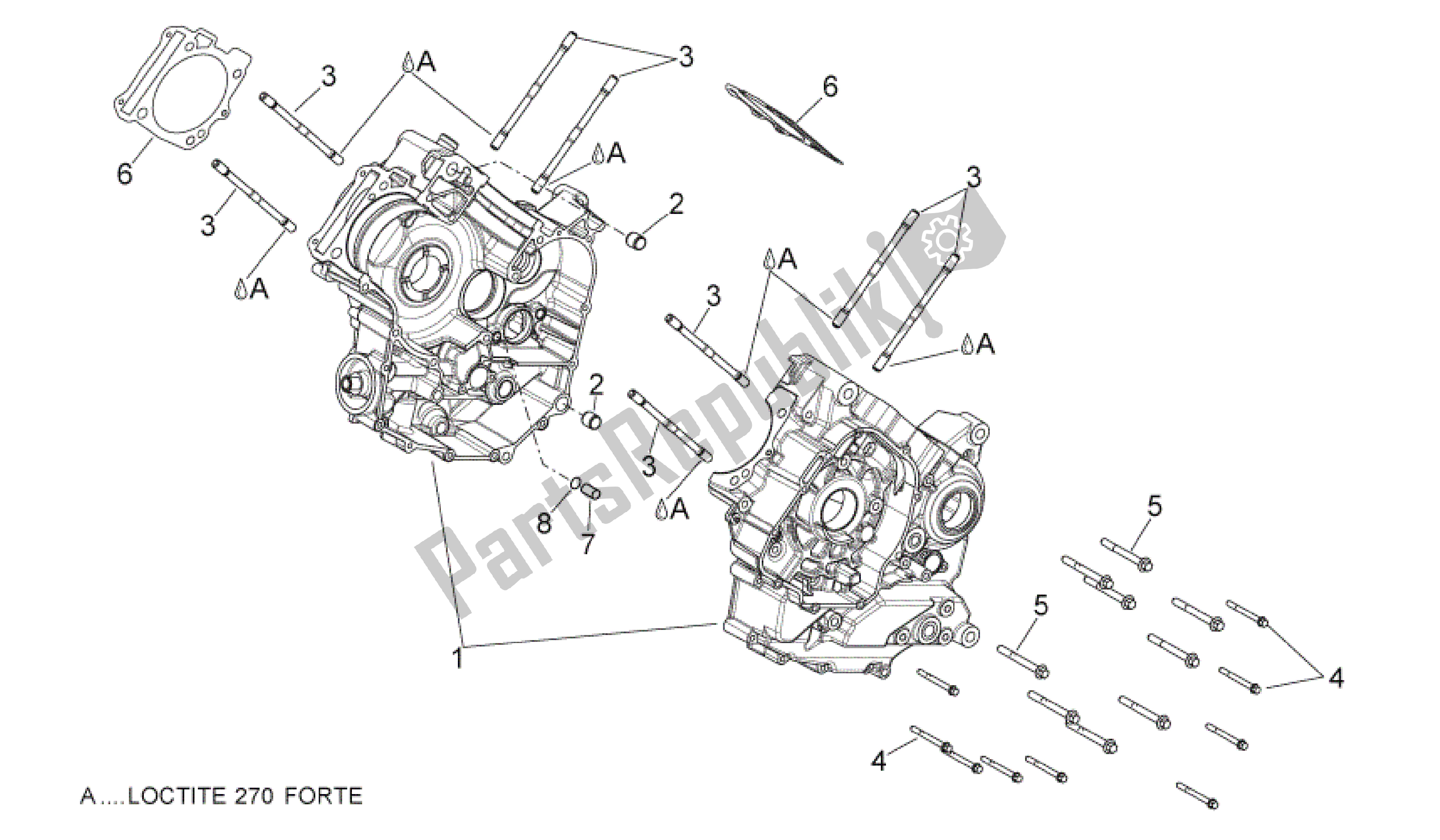 Alle onderdelen voor de Carters I van de Aprilia Shiver 750 2010 - 2013