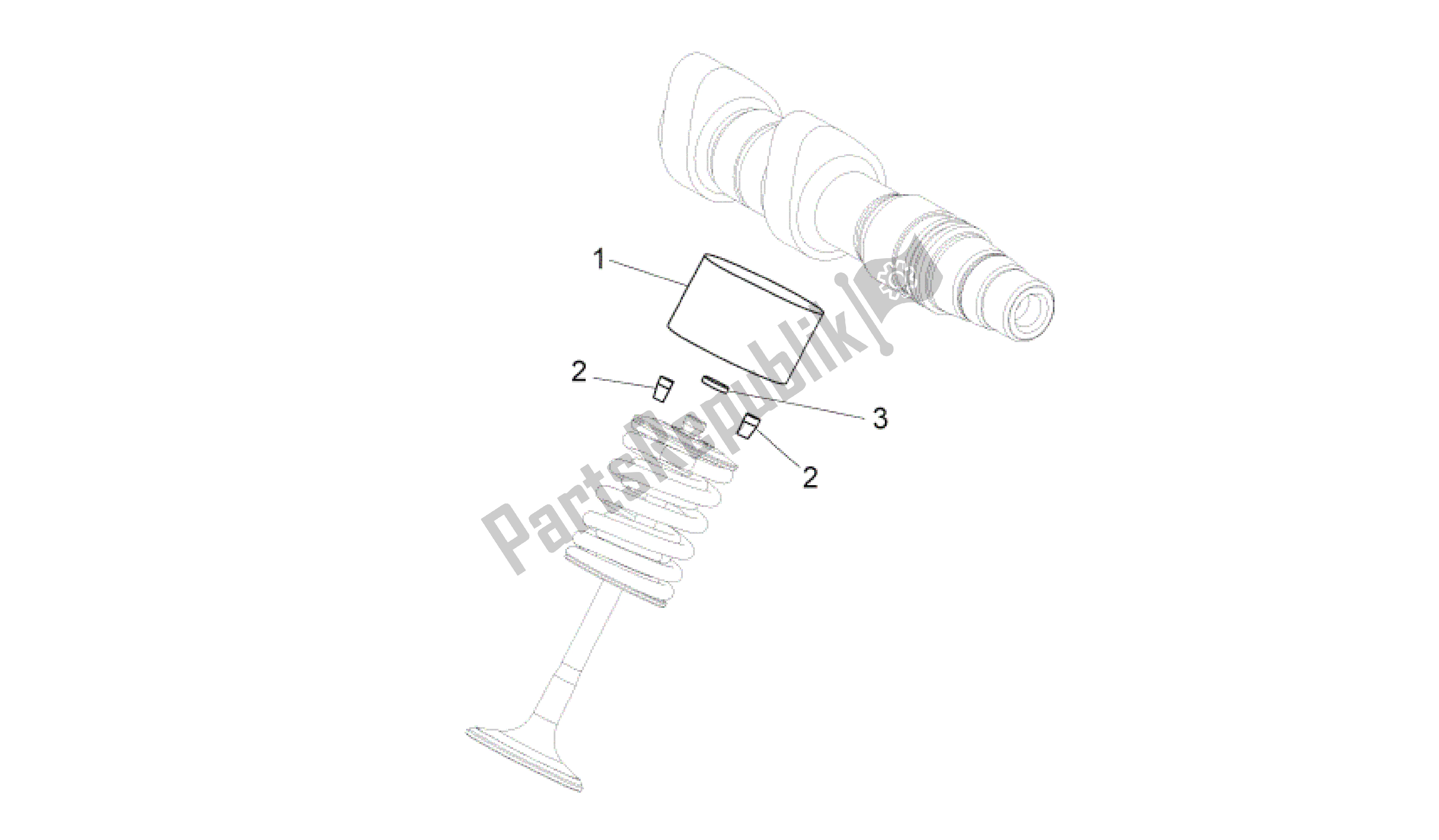 All parts for the Valves Pads of the Aprilia Dorsoduro 1200 2010 - 2013