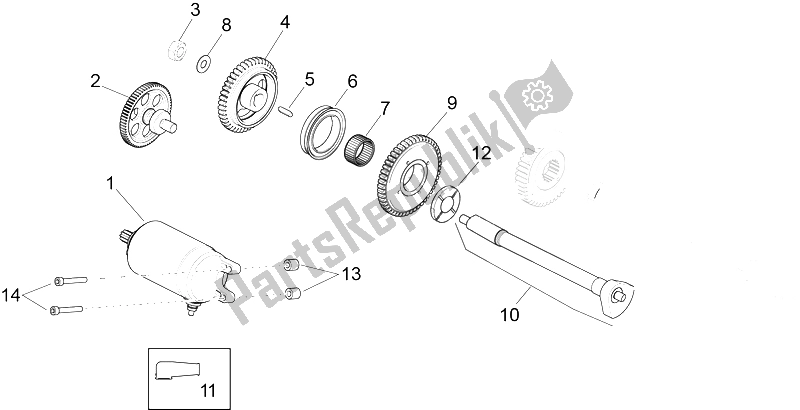 Tutte le parti per il Avviamento / Avviamento Elettrico del Aprilia RSV4 RR Racer Pack 1000 2015