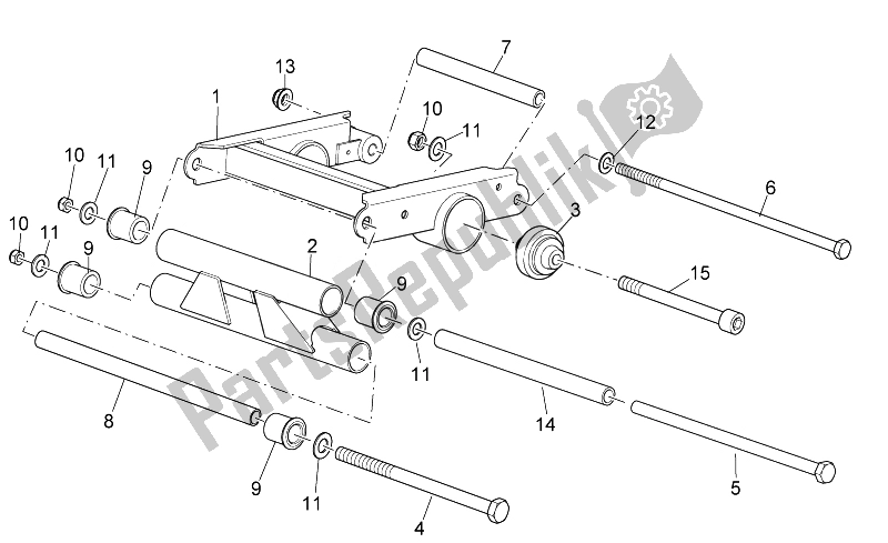 All parts for the Connecting Rod of the Aprilia Sport City Cube 125 200 Carb E3 2008