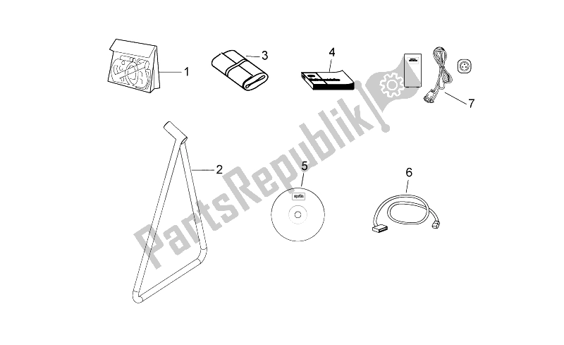 All parts for the Completing Part of the Aprilia MXV 450 Cross 2008