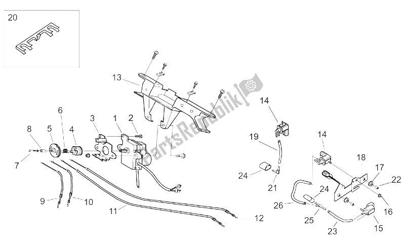 Todas las partes para Motor / Carburador Ii de Aprilia RS 250 1998