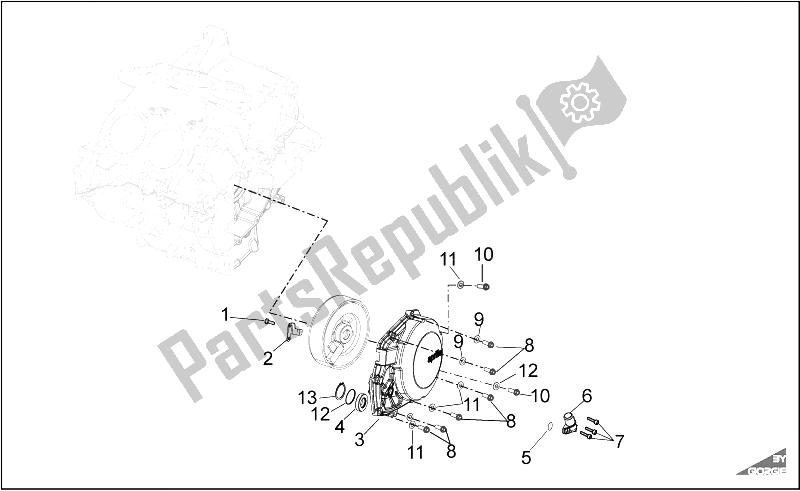 Wszystkie części do Pokrywa Aprilia RSV4 R 1000 2009