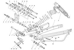 REAR FORK AND SUSPENSION