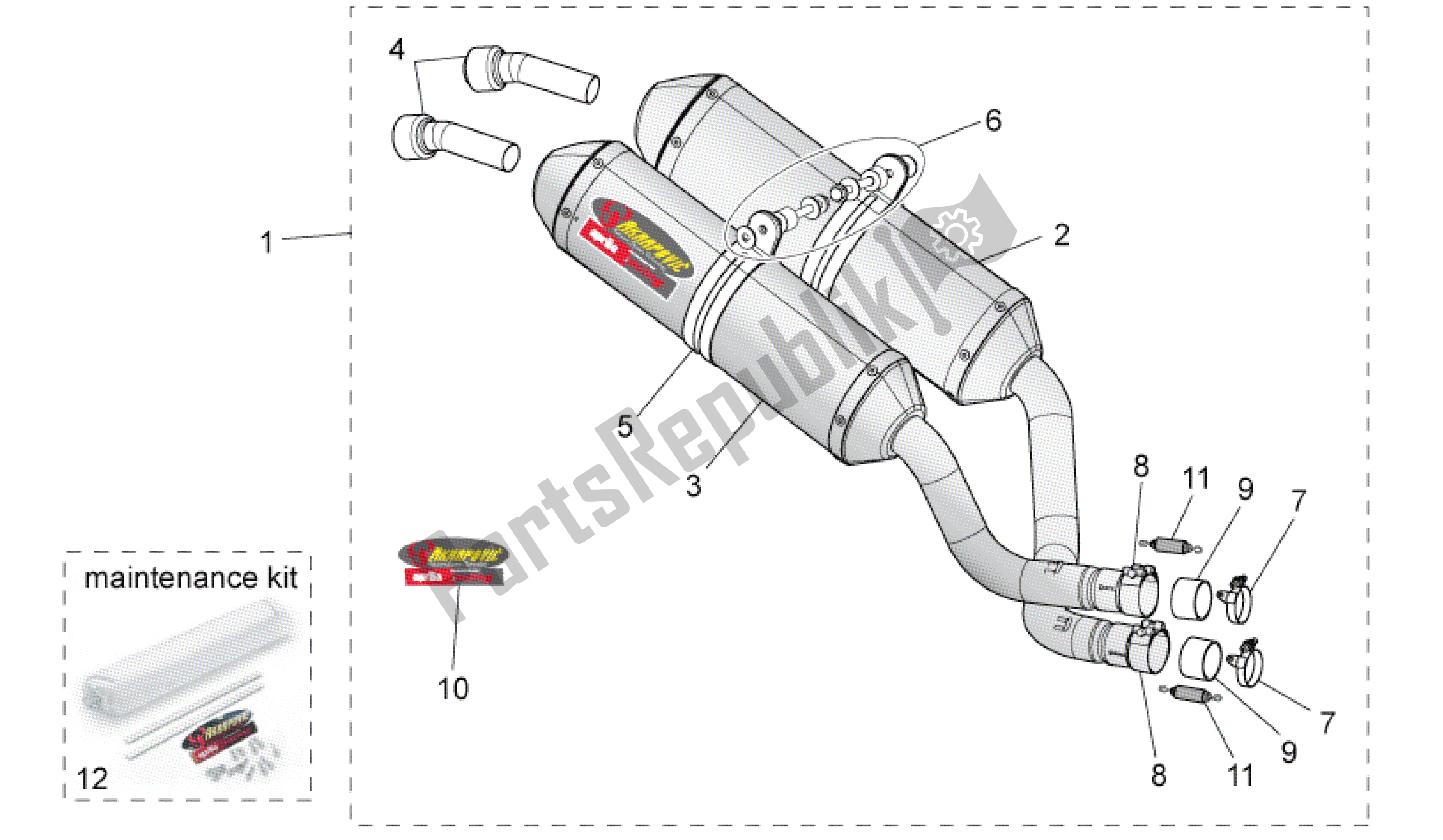 Tutte le parti per il Acc. - Trasformazioni del Aprilia Pegaso 650 2005 - 2009