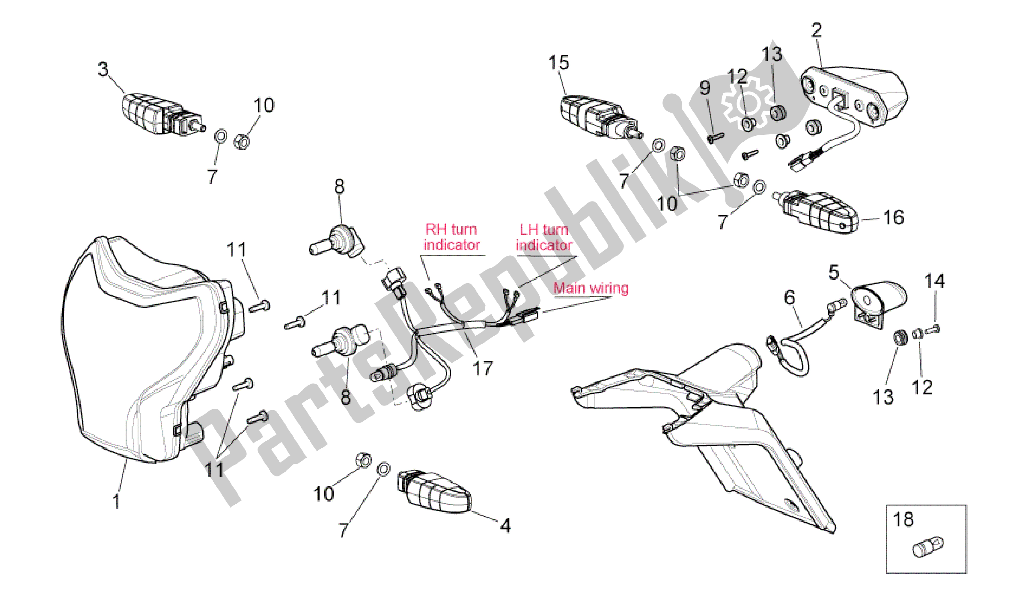 Alle Teile für das Faros des Aprilia Pegaso 650 2005 - 2009