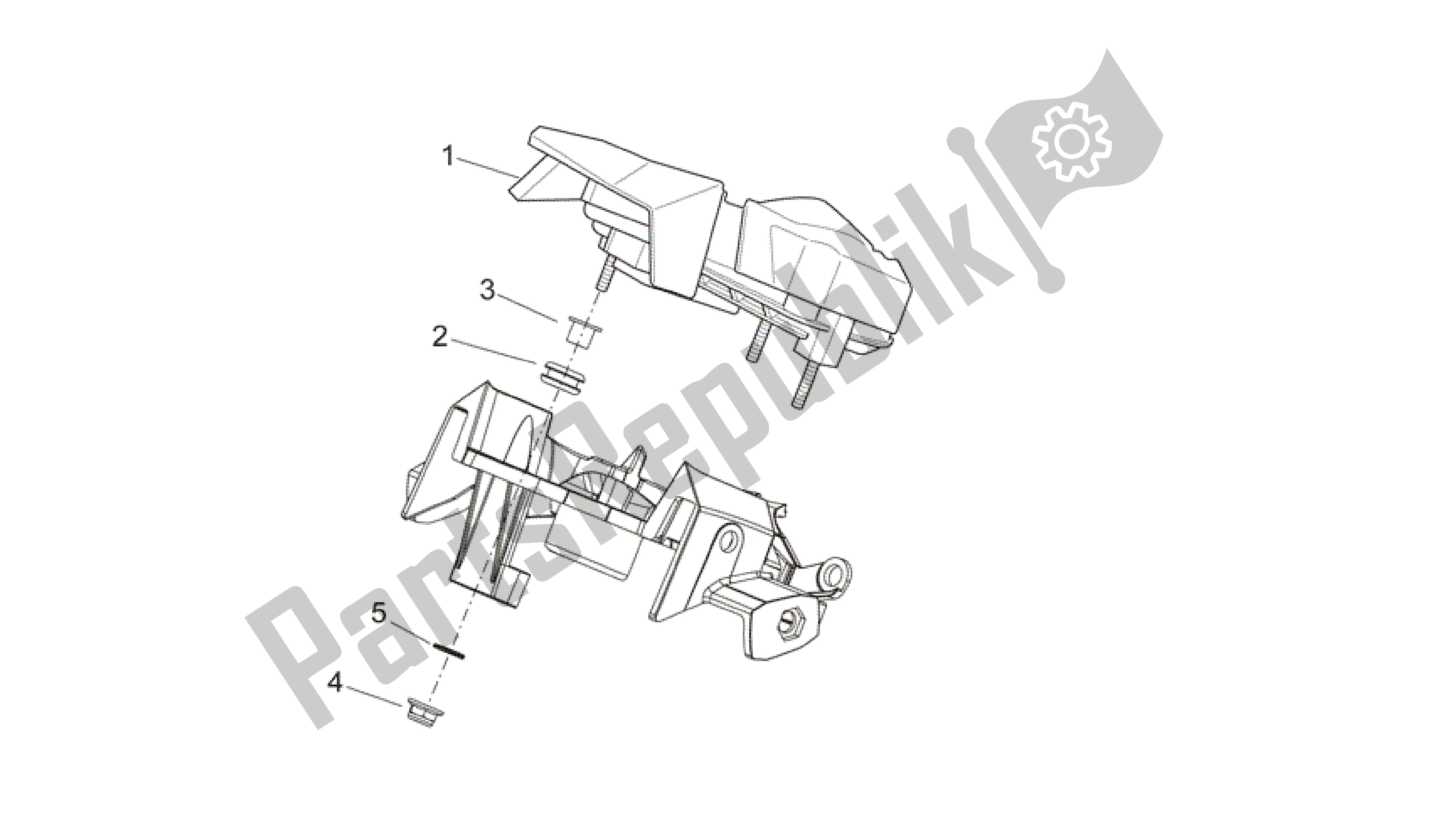 Alle onderdelen voor de Dashboard van de Aprilia RXV 450 2009 - 2011