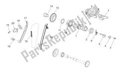 układ rozrządu z tylnym cylindrem