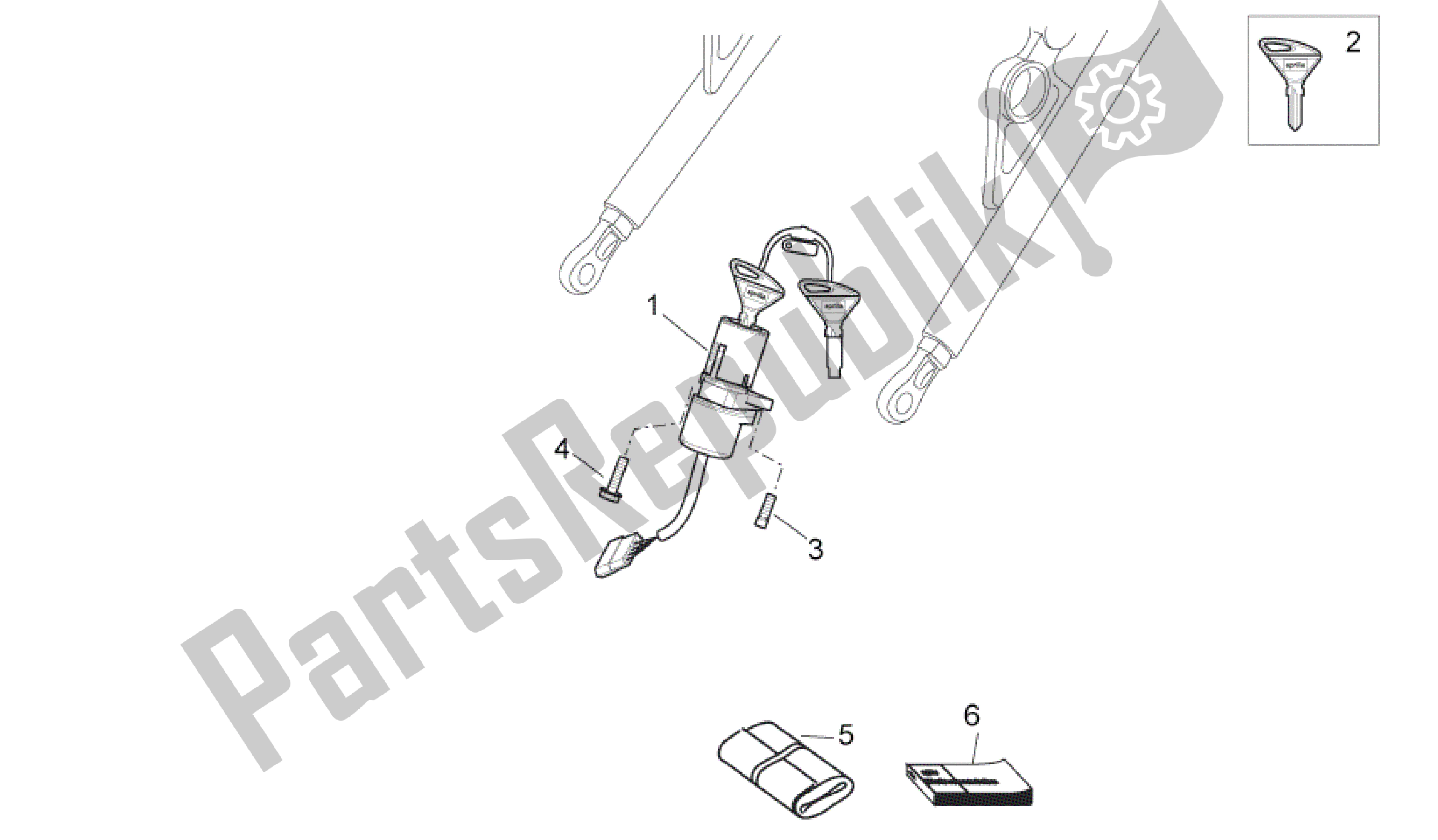 Toutes les pièces pour le Terminer La Partie du Aprilia RXV 550 2009 - 2011