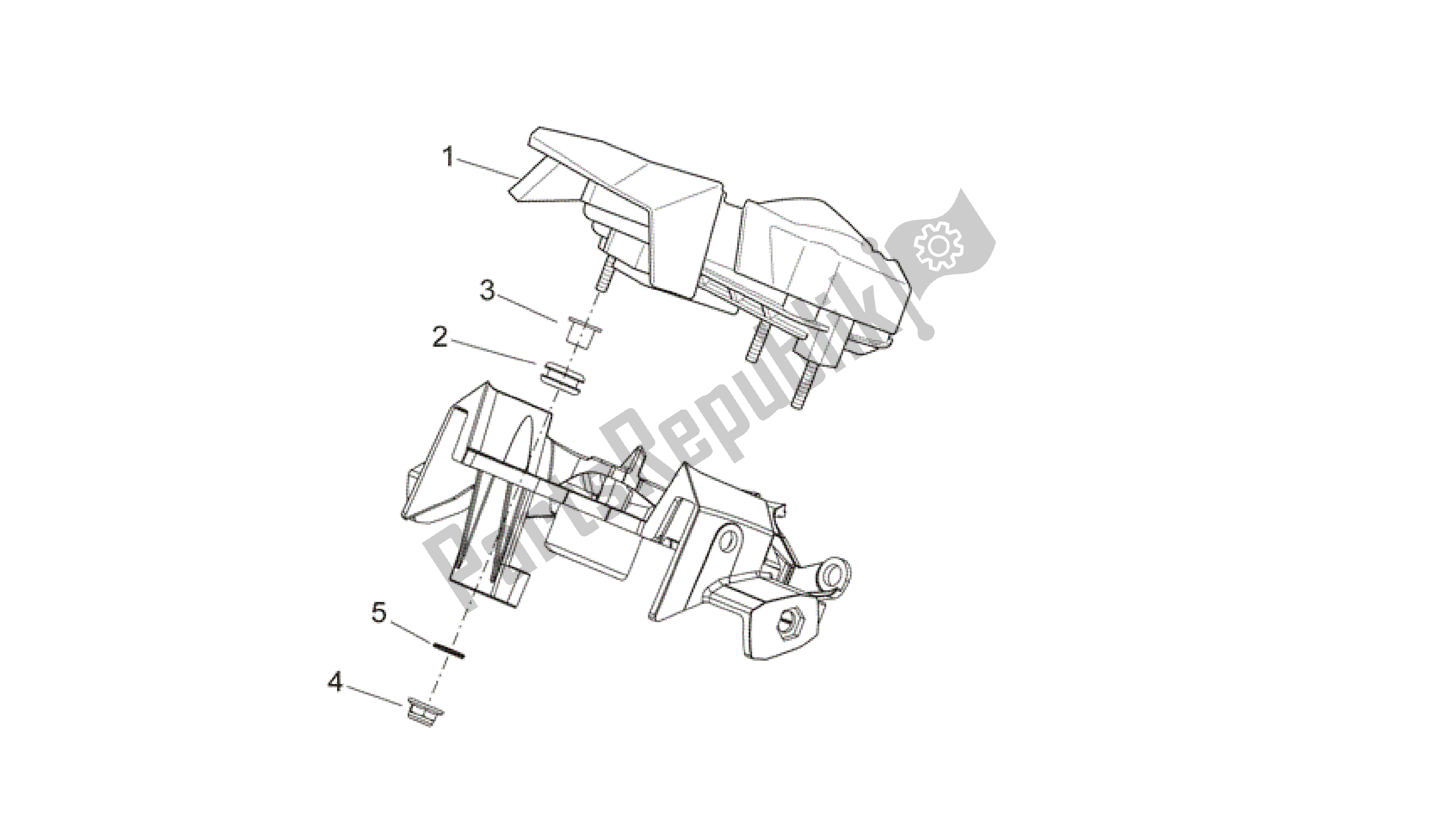 All parts for the Dashboard of the Aprilia SXV 450 2009 - 2011