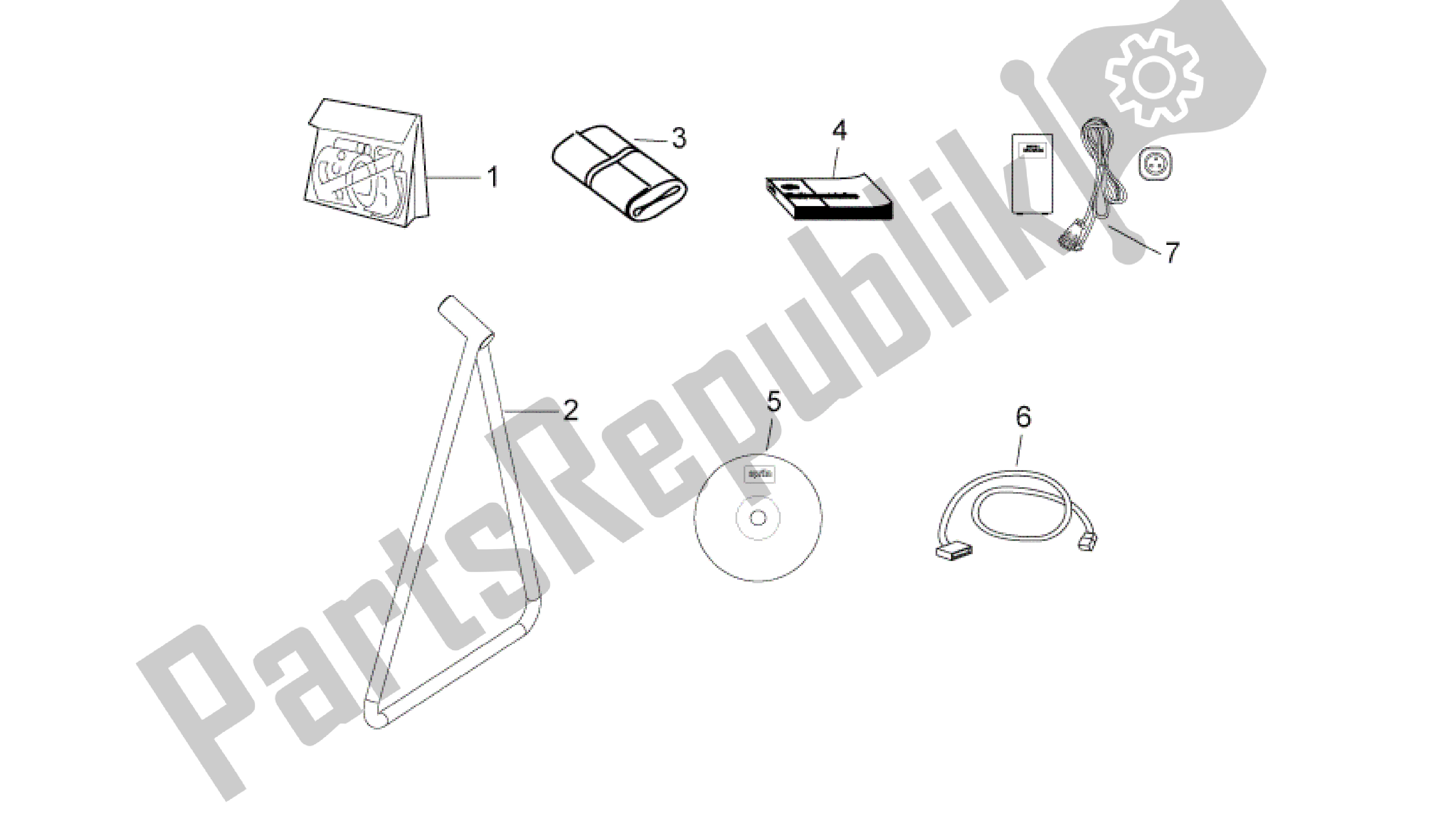 Alle onderdelen voor de Deel Voltooien van de Aprilia MXV 450 2008 - 2010