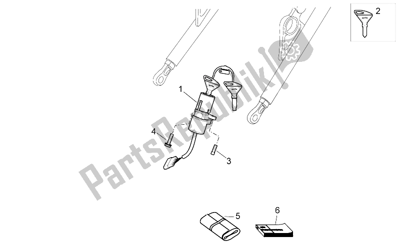 Todas as partes de Completando Parte do Aprilia SXV 450 550 2009