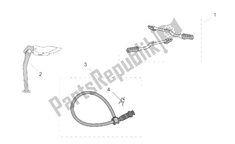 Tutte le parti per il Acc. - Vari del Aprilia SR 50 H2O IE Carb 2003