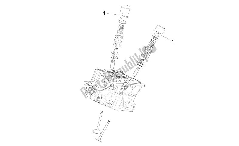 Toutes les pièces pour le Tampons De Soupapes du Aprilia ETV 1000 Capo Nord 2004