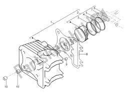 unité cylindre-piston-axe de poignet