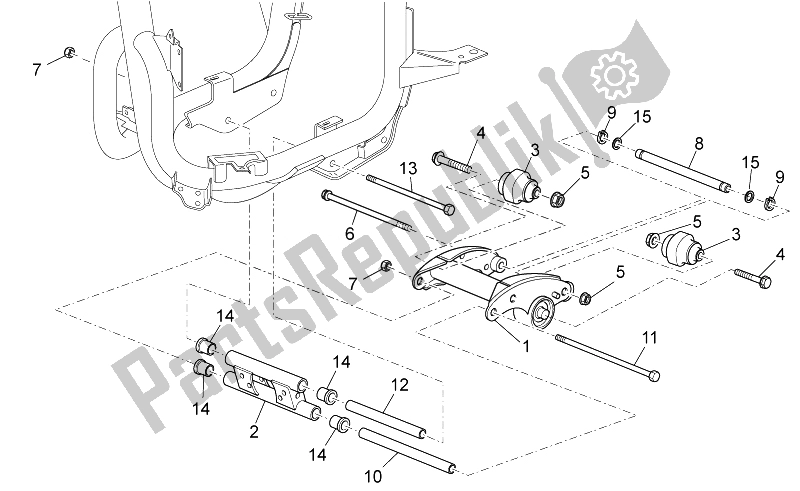 Todas as partes de Biela do Aprilia Scarabeo 125 200 I E Light 2011