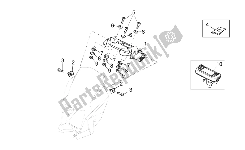 Alle Teile für das Instrumententafel des Aprilia RX SX 125 2008