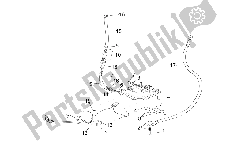 Tutte le parti per il Pompa Del Carburante Ii del Aprilia RSV Mille 1000 2000
