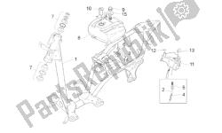 Frame and fuel tank