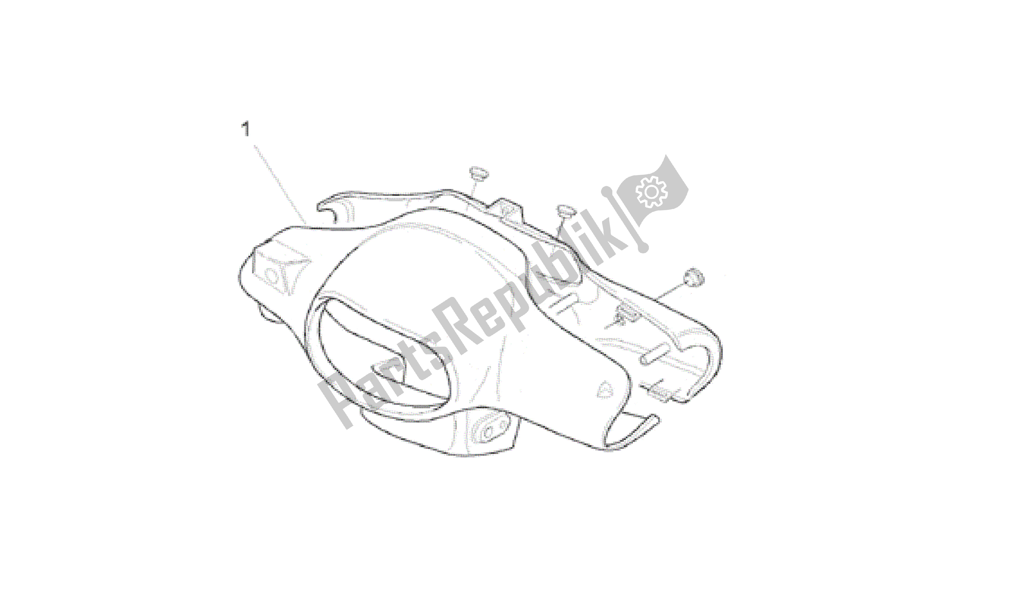 Toutes les pièces pour le Support De Phare du Aprilia Scarabeo 50 1993 - 1997